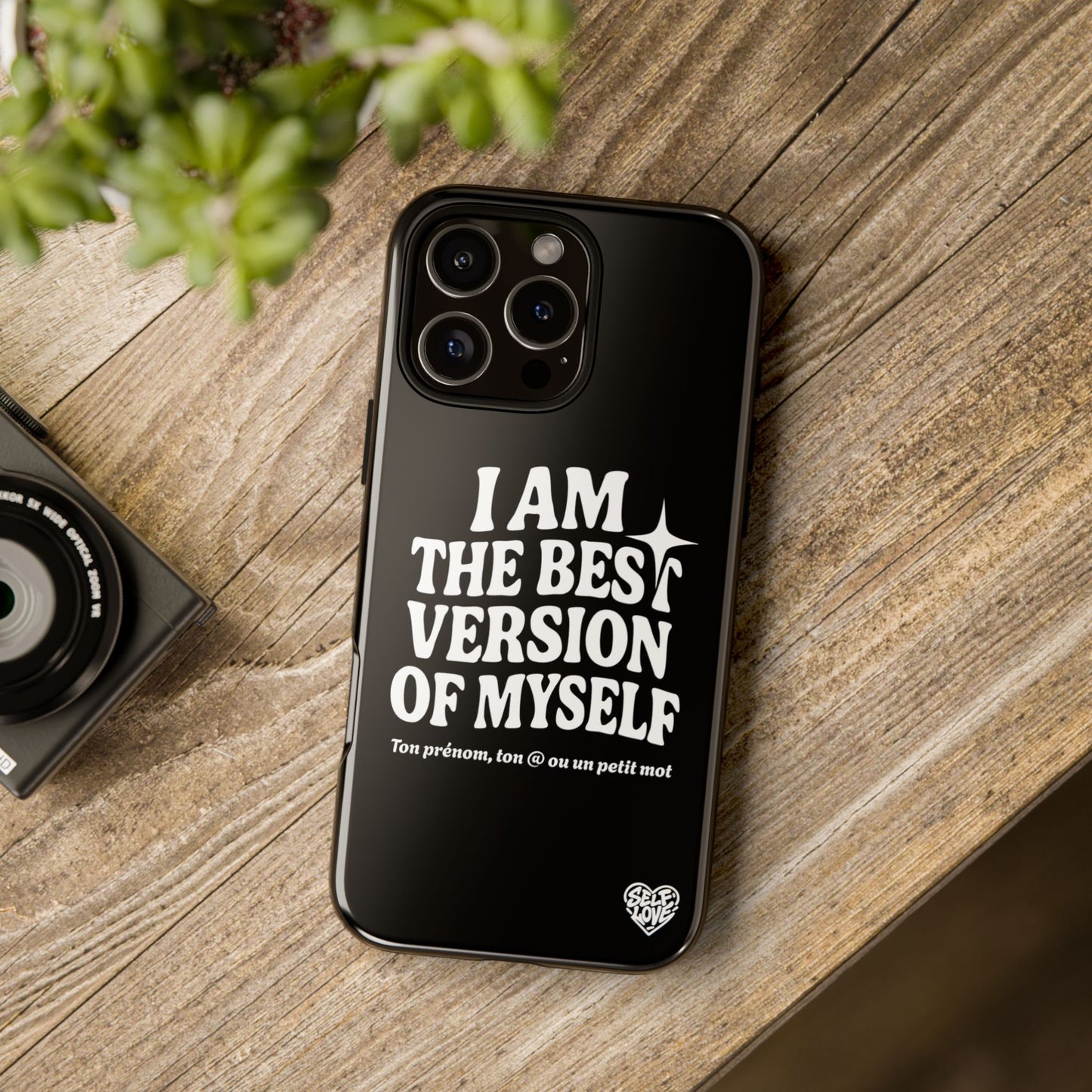 I Am The Best Version Of Myself - Coque iPhone (noir)