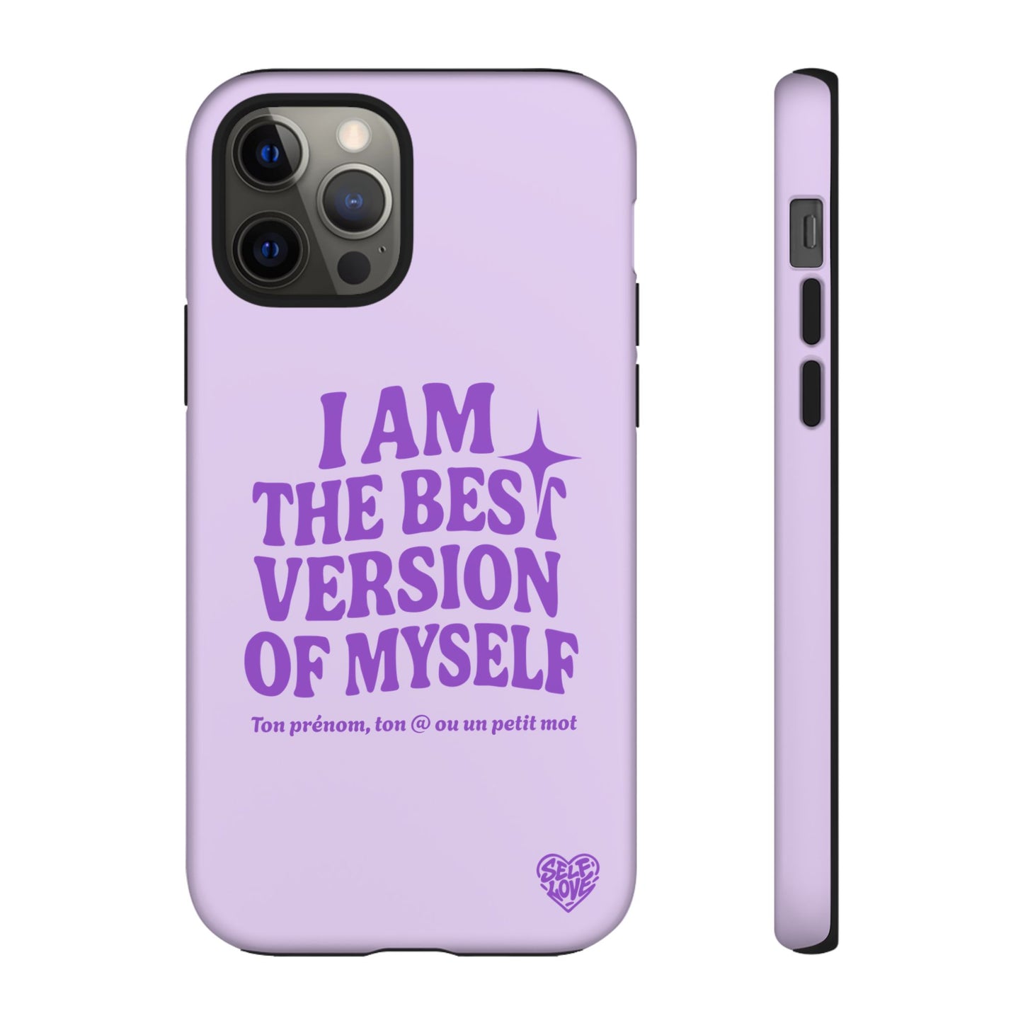 I Am The Best Version Of Myself - Coque iPhone (violet)