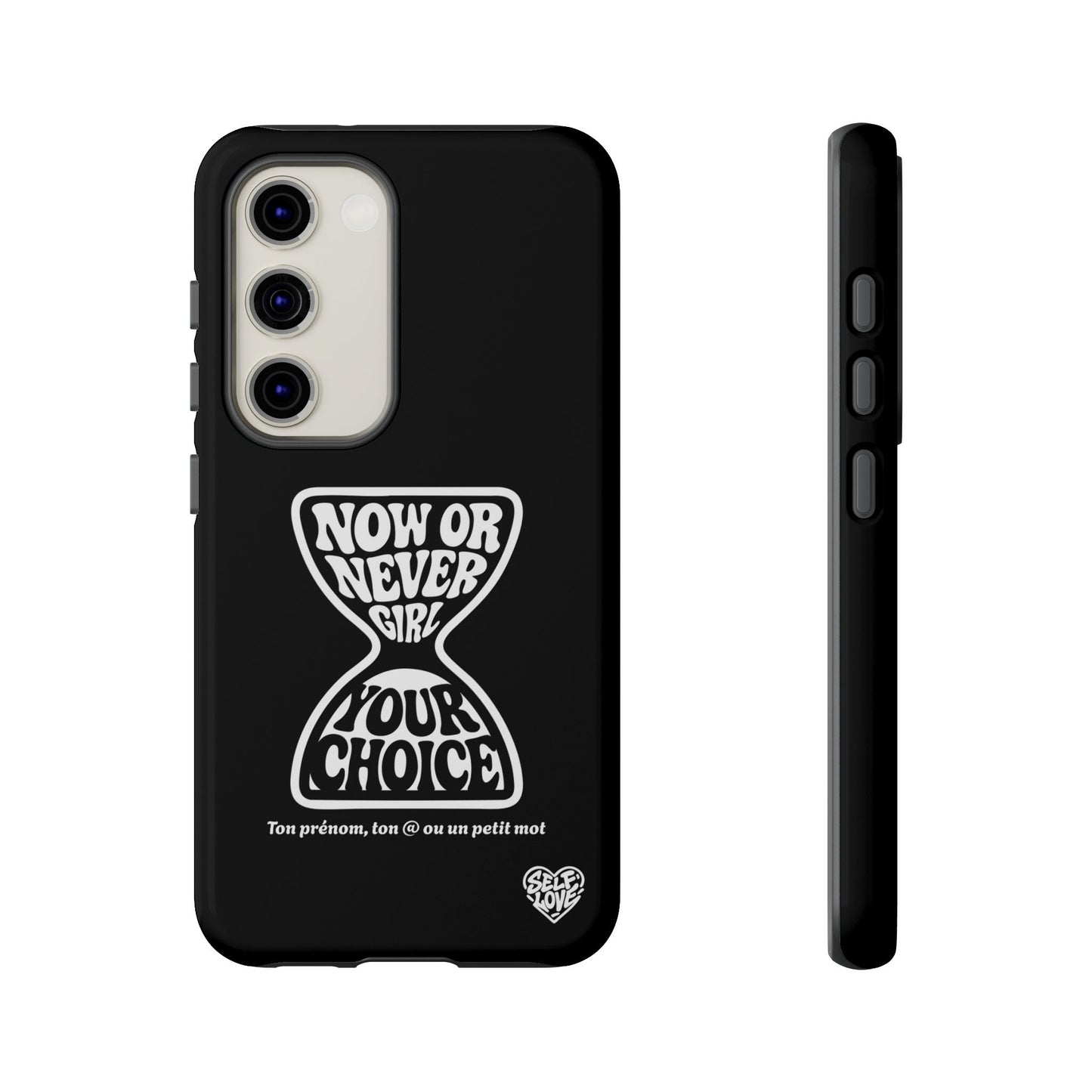 Now Or Never Girl - Coque Samsung (noir)