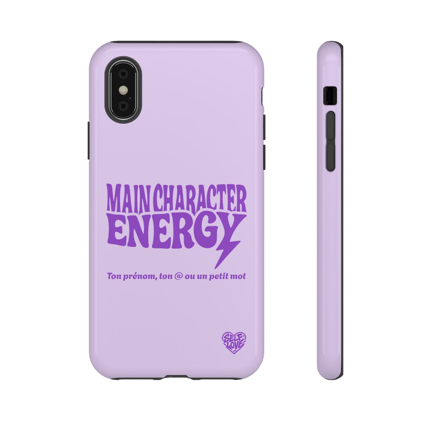 Main Character Energy - Coque iPhone (violet)