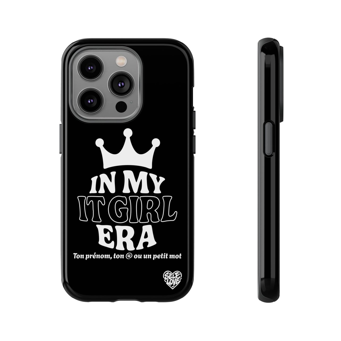 In My It Girl Era - Coque iPhone (noir)