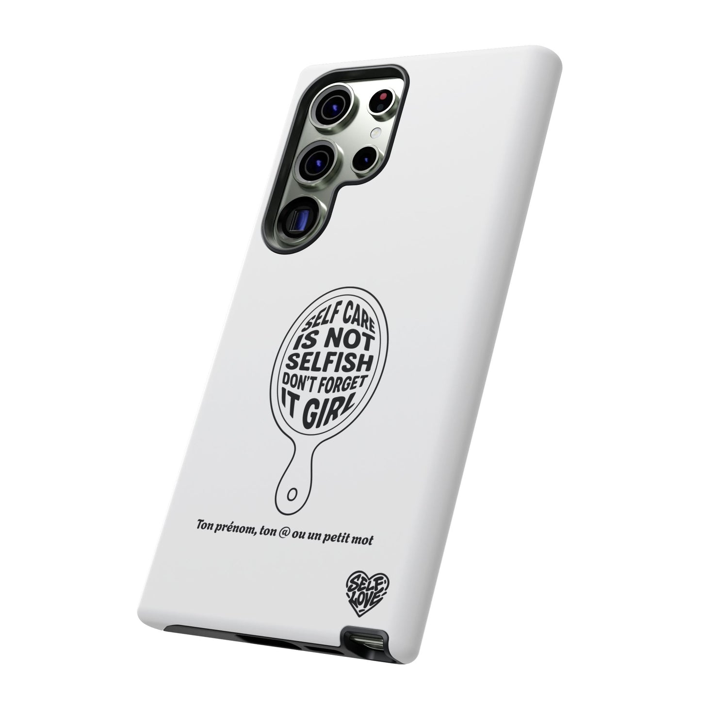 Self Care - Coque Samsung (blanc)