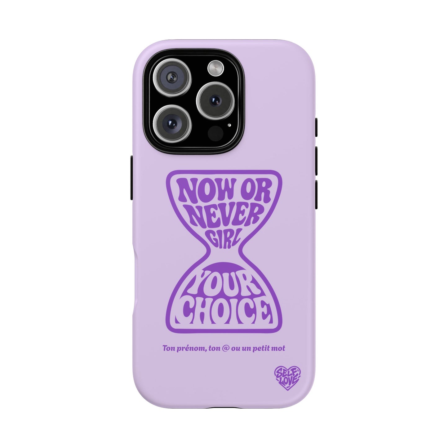 Now Or Never Girl - Coque iPhone (violet)