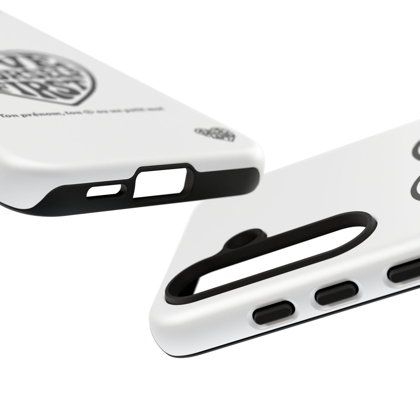 Love Yourself First - Coque Samsung (blanc)