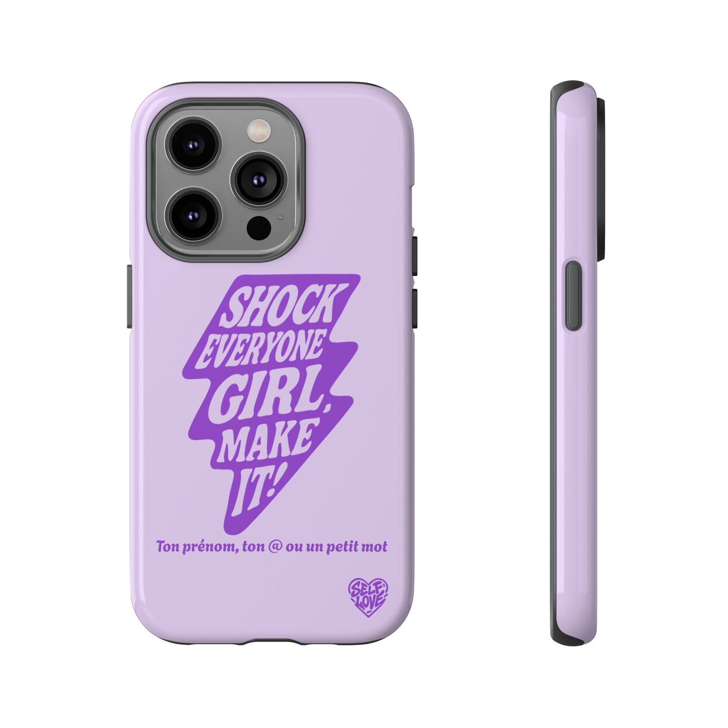 Shock Everyone - Coque iPhone (violet)