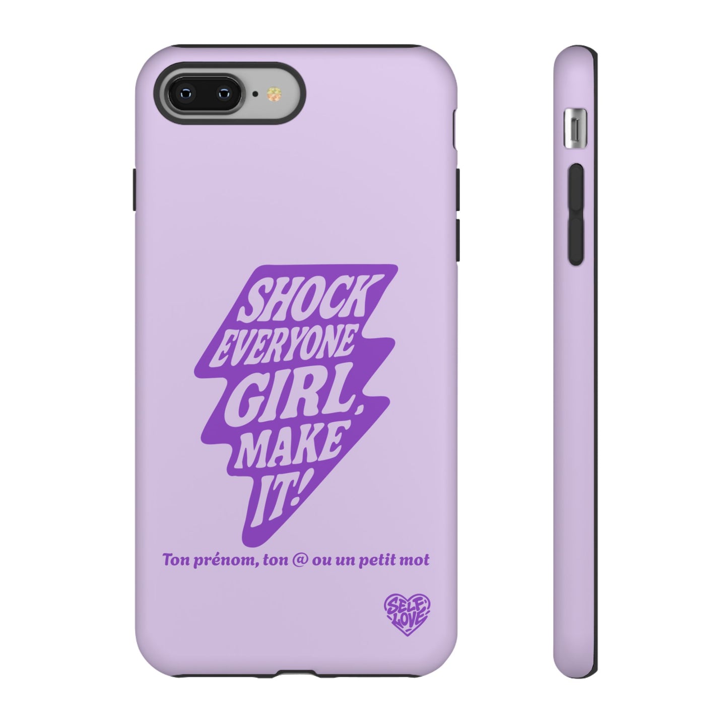 Shock Everyone - Coque iPhone (violet)