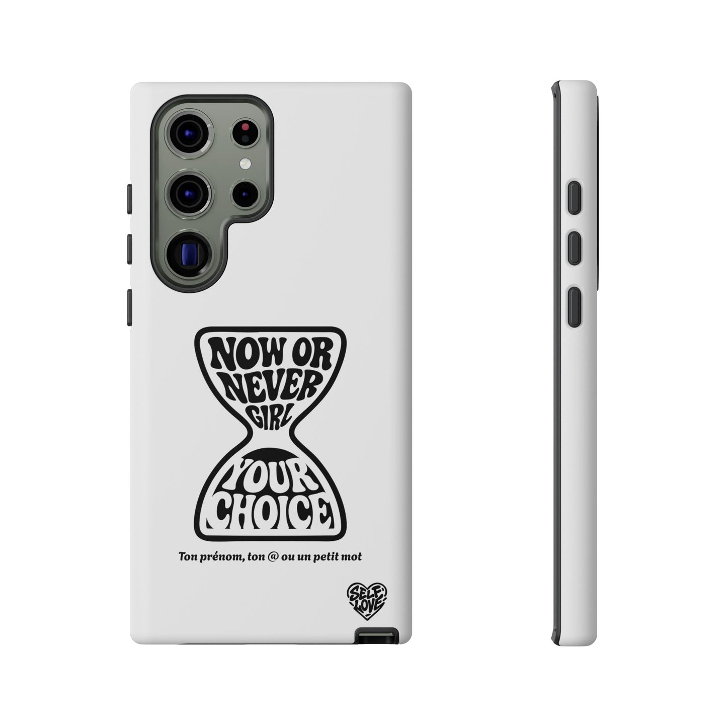 Now Or Never Girl - Coque Samsung (blanc)