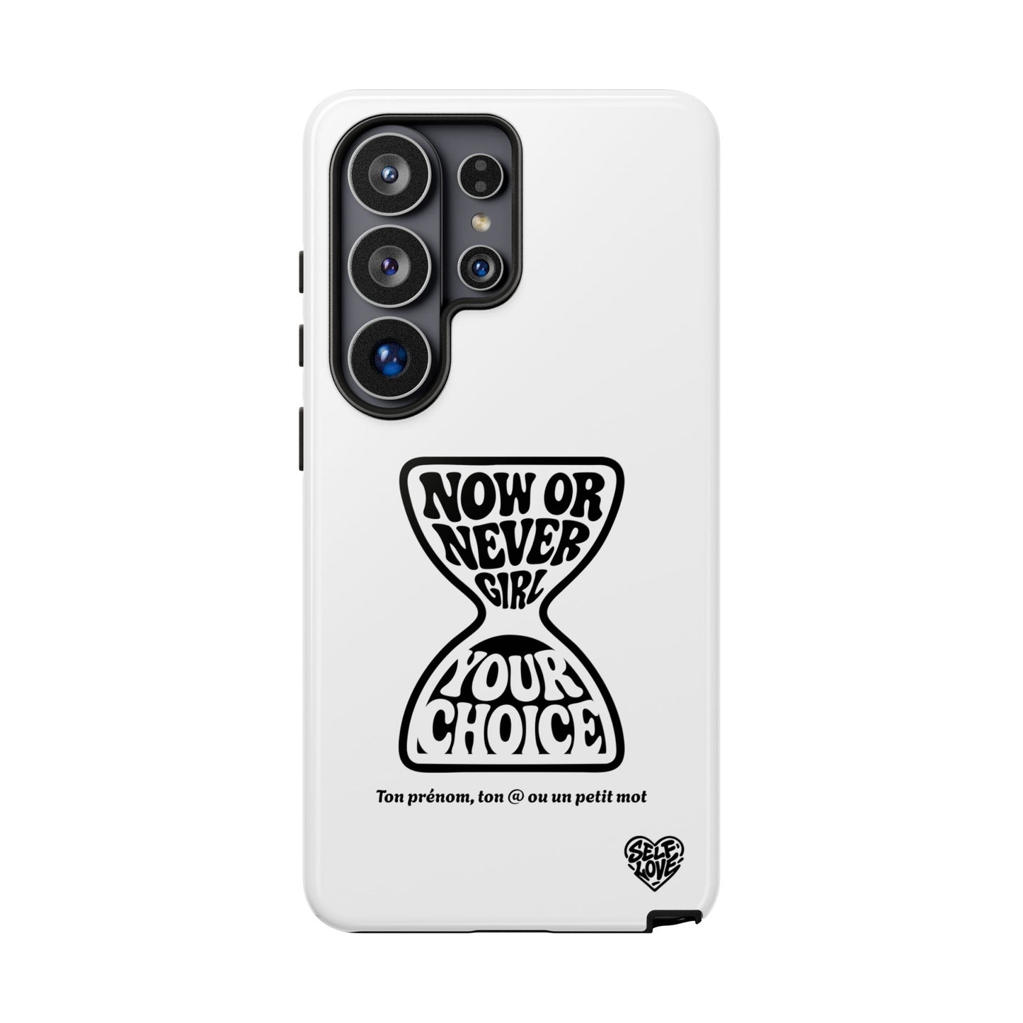 Now Or Never Girl - Coque Samsung (blanc)