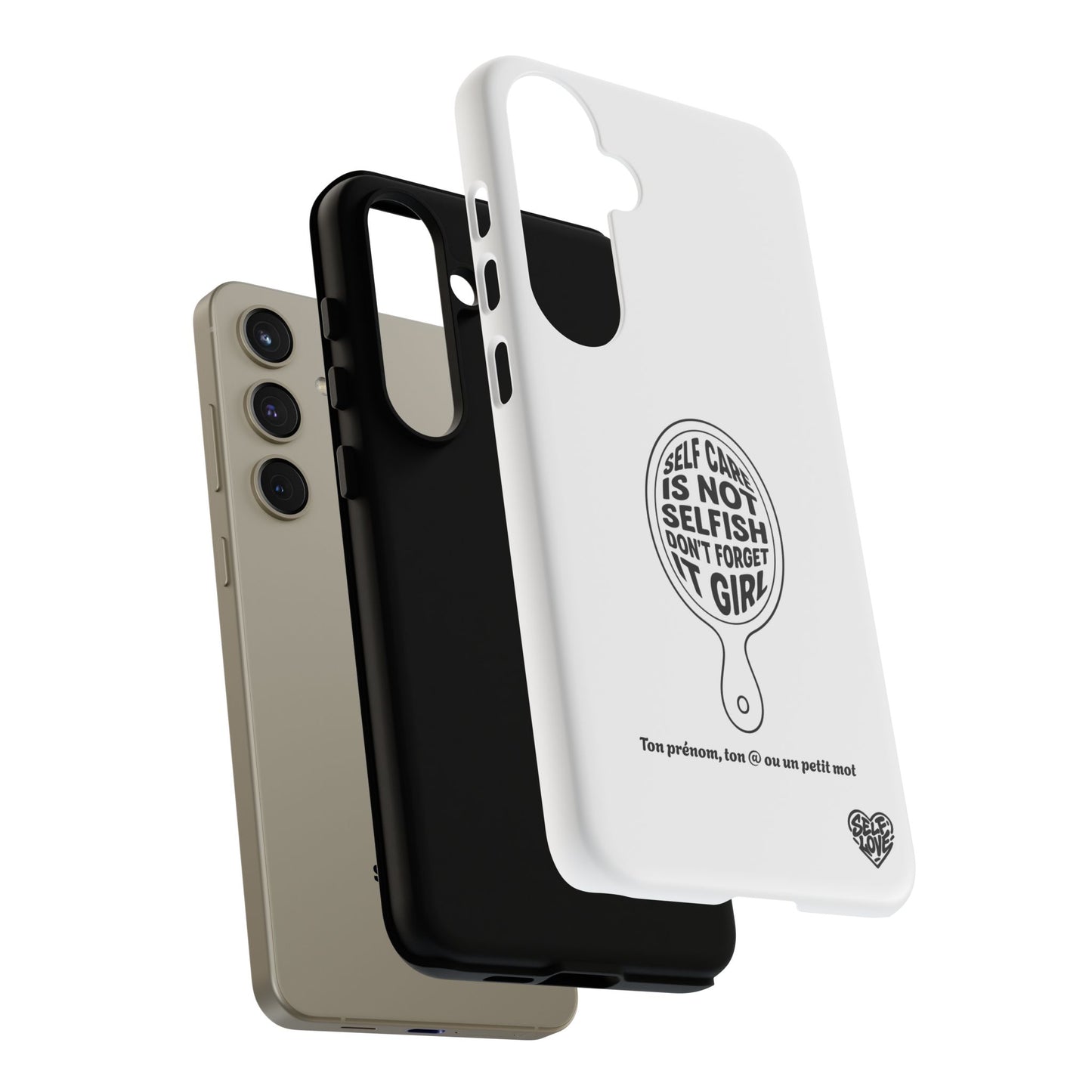 Self Care - Coque Samsung (blanc)