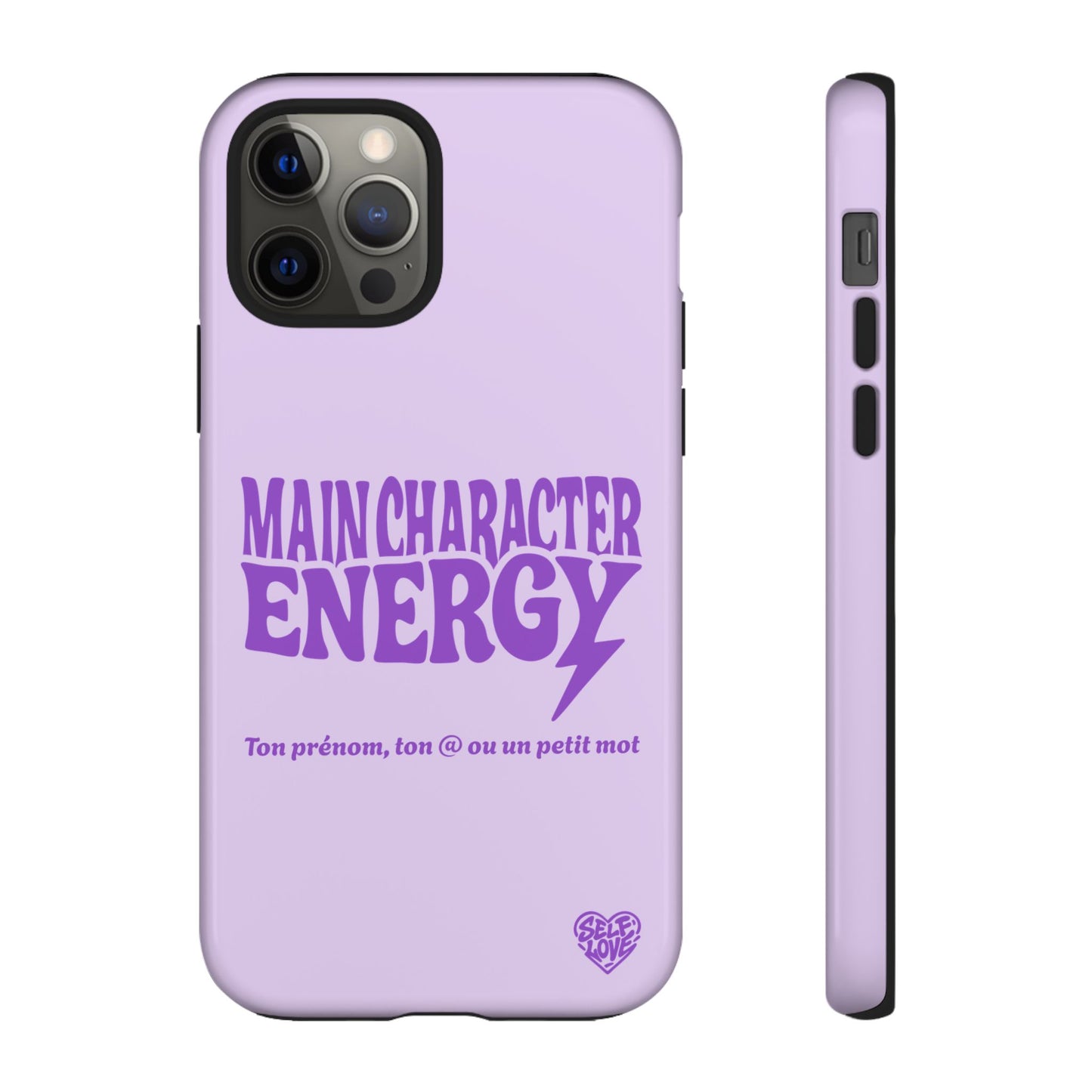 Main Character Energy - Coque iPhone (violet)