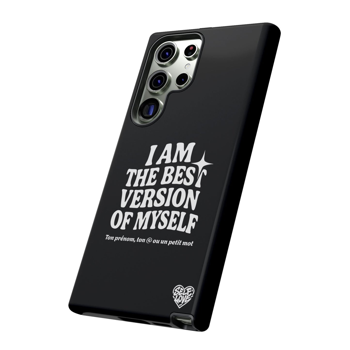 I Am The Best Version Of Myself - Coque Samsung (noir)