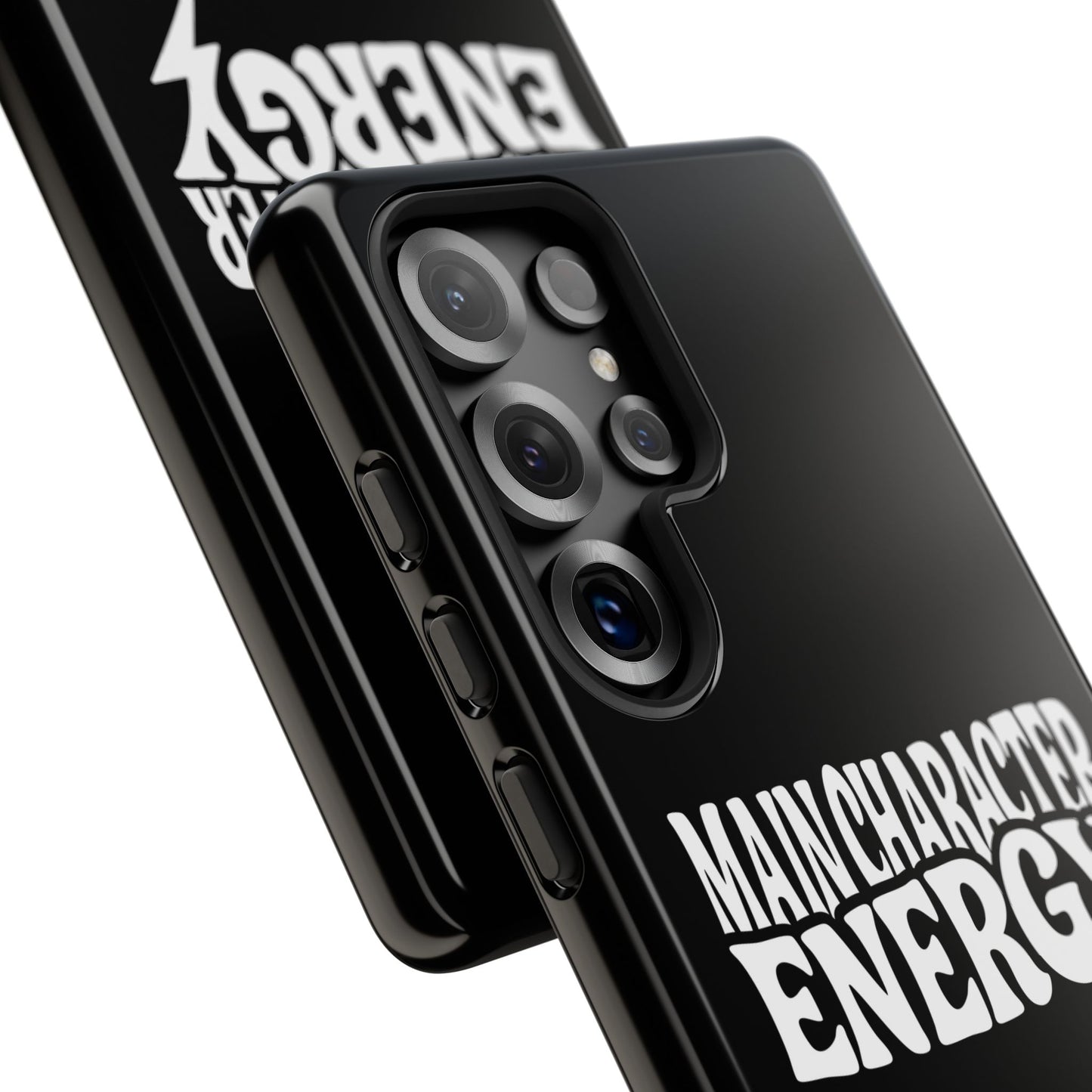 Main Character Energy - Coque Samsung (noir)