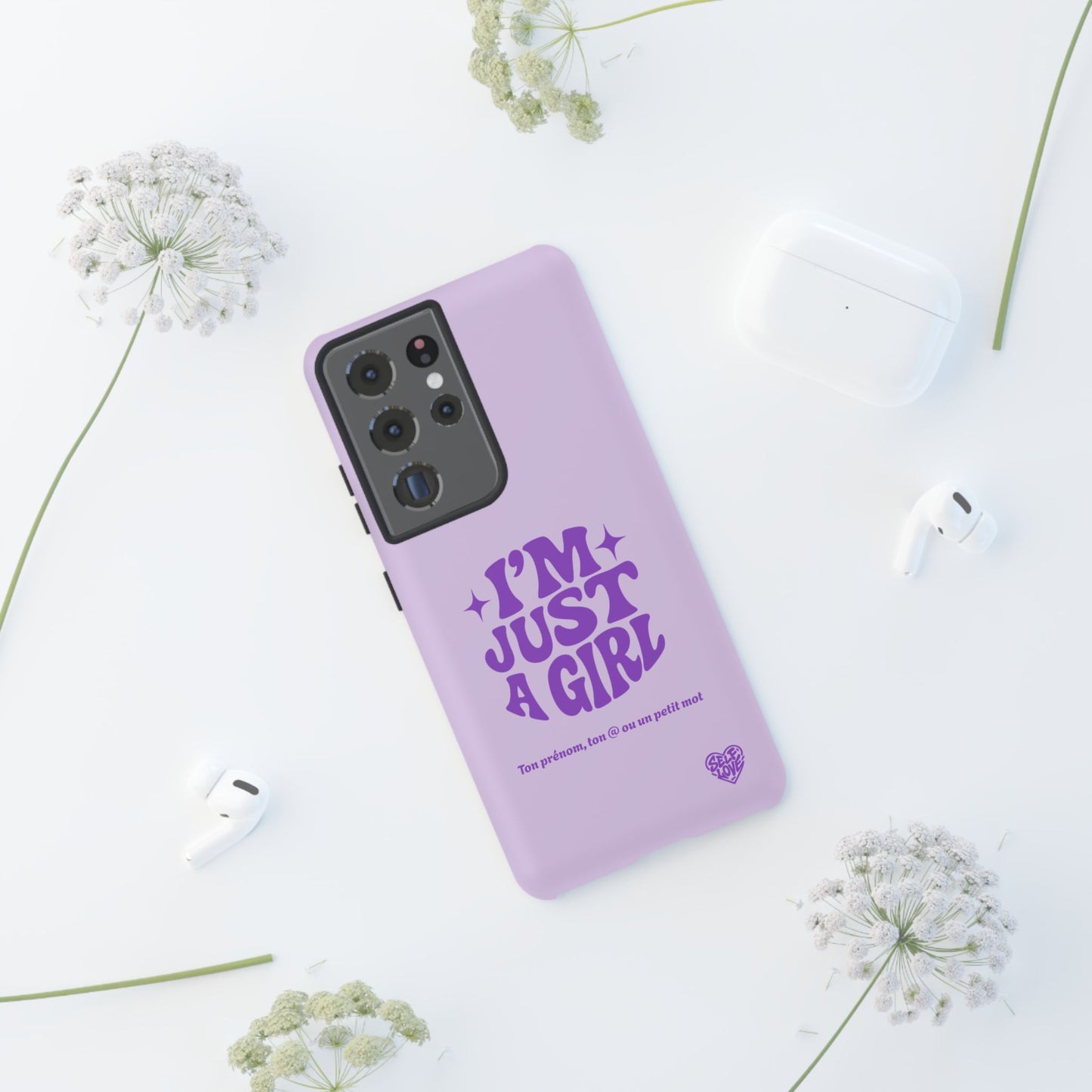 Im Just A Girl - Coque Samsung (violet)