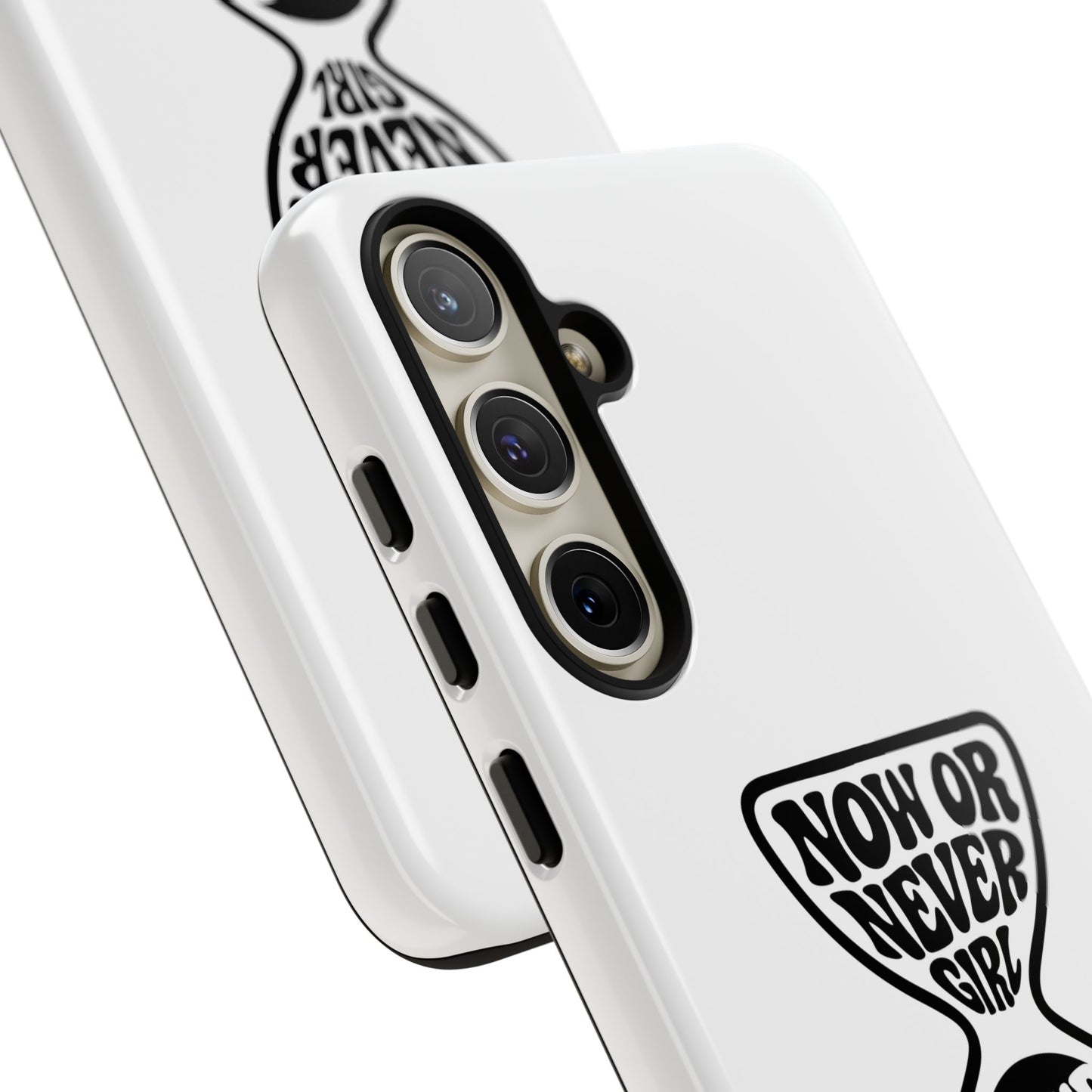 Now Or Never Girl - Coque Samsung (blanc)