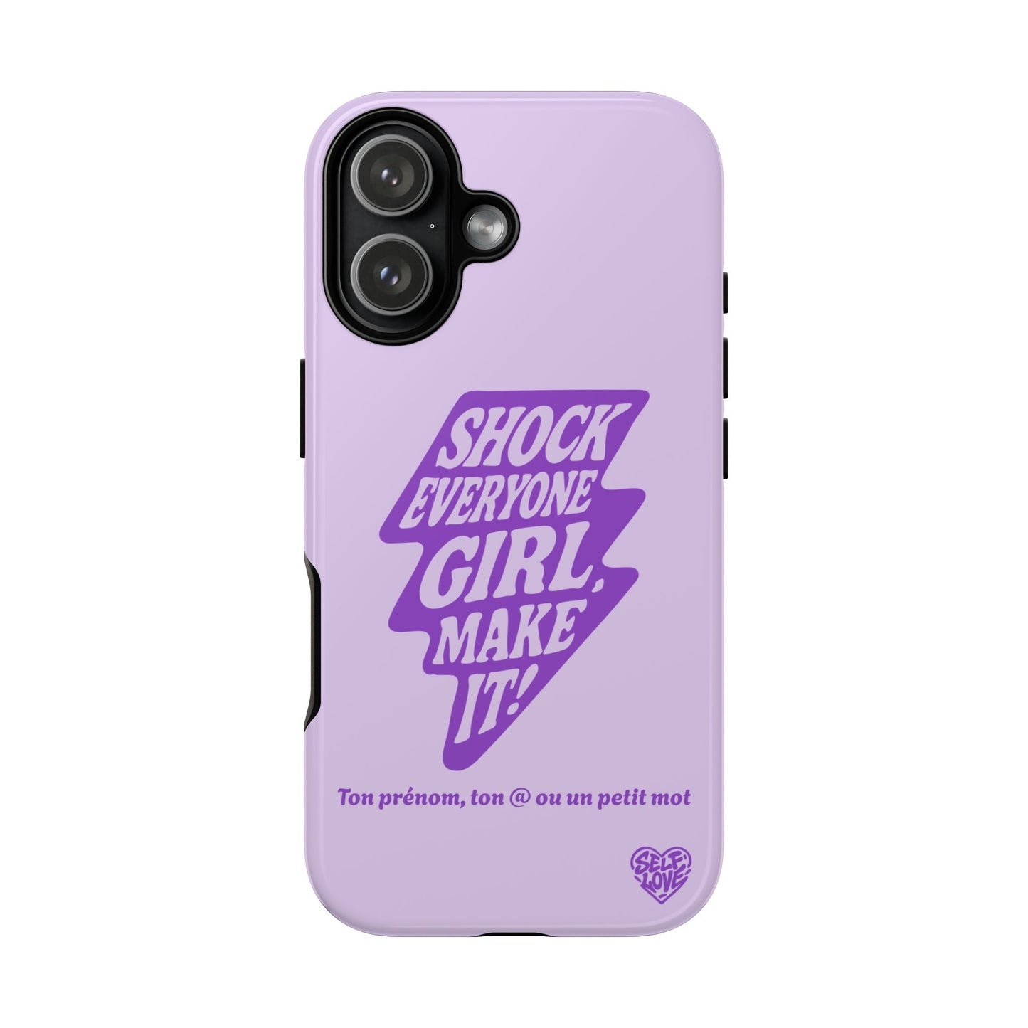 Shock Everyone - Coque iPhone (violet)