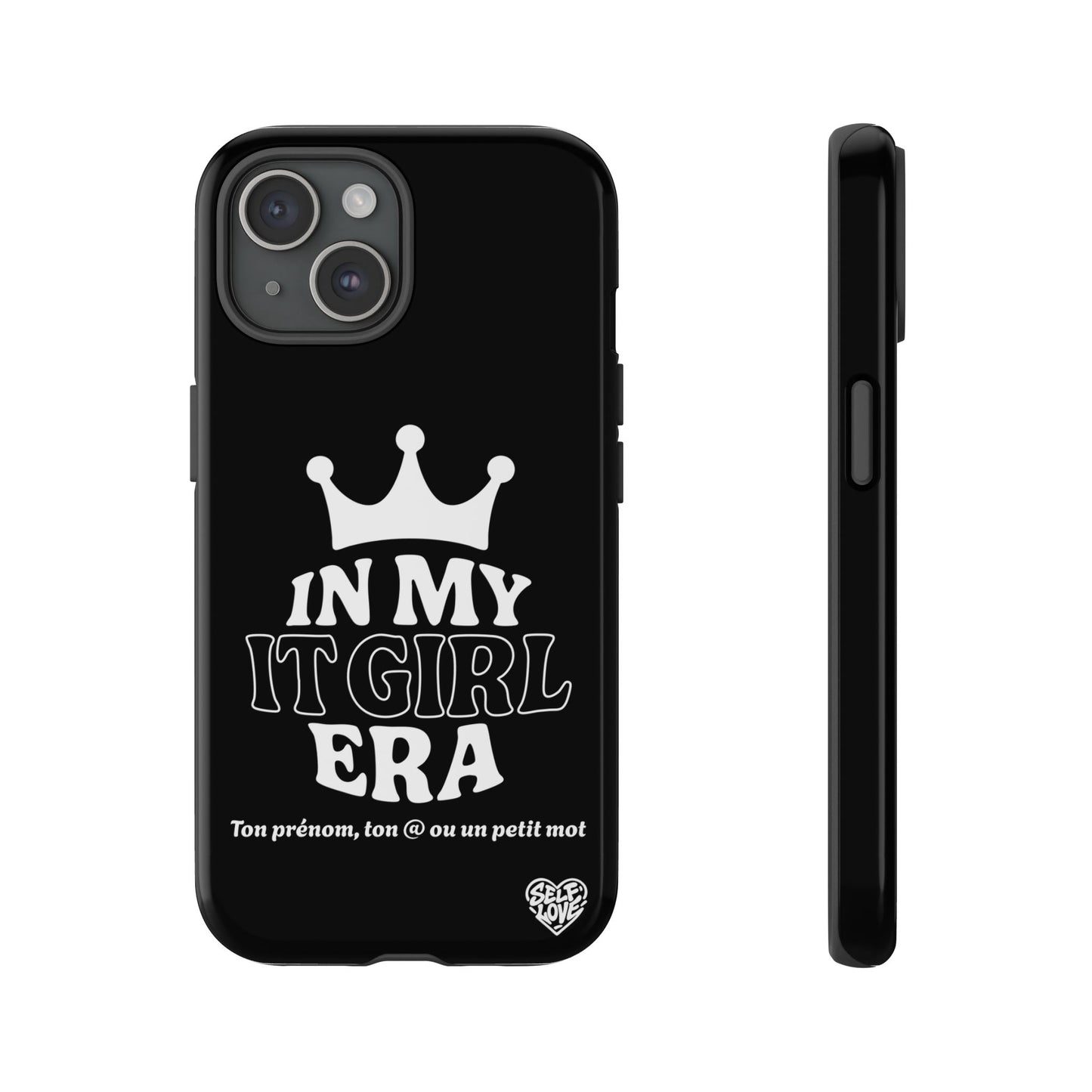 In My It Girl Era - Coque iPhone (noir)