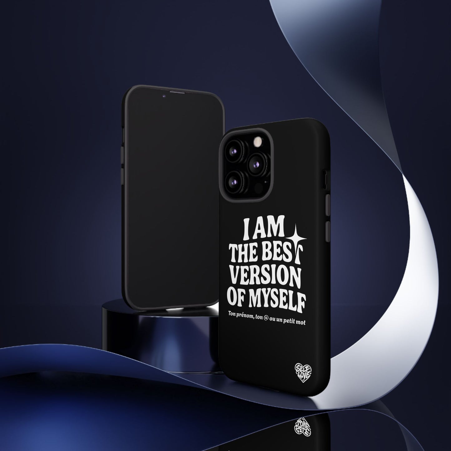 I Am The Best Version Of Myself - Coque iPhone (noir)