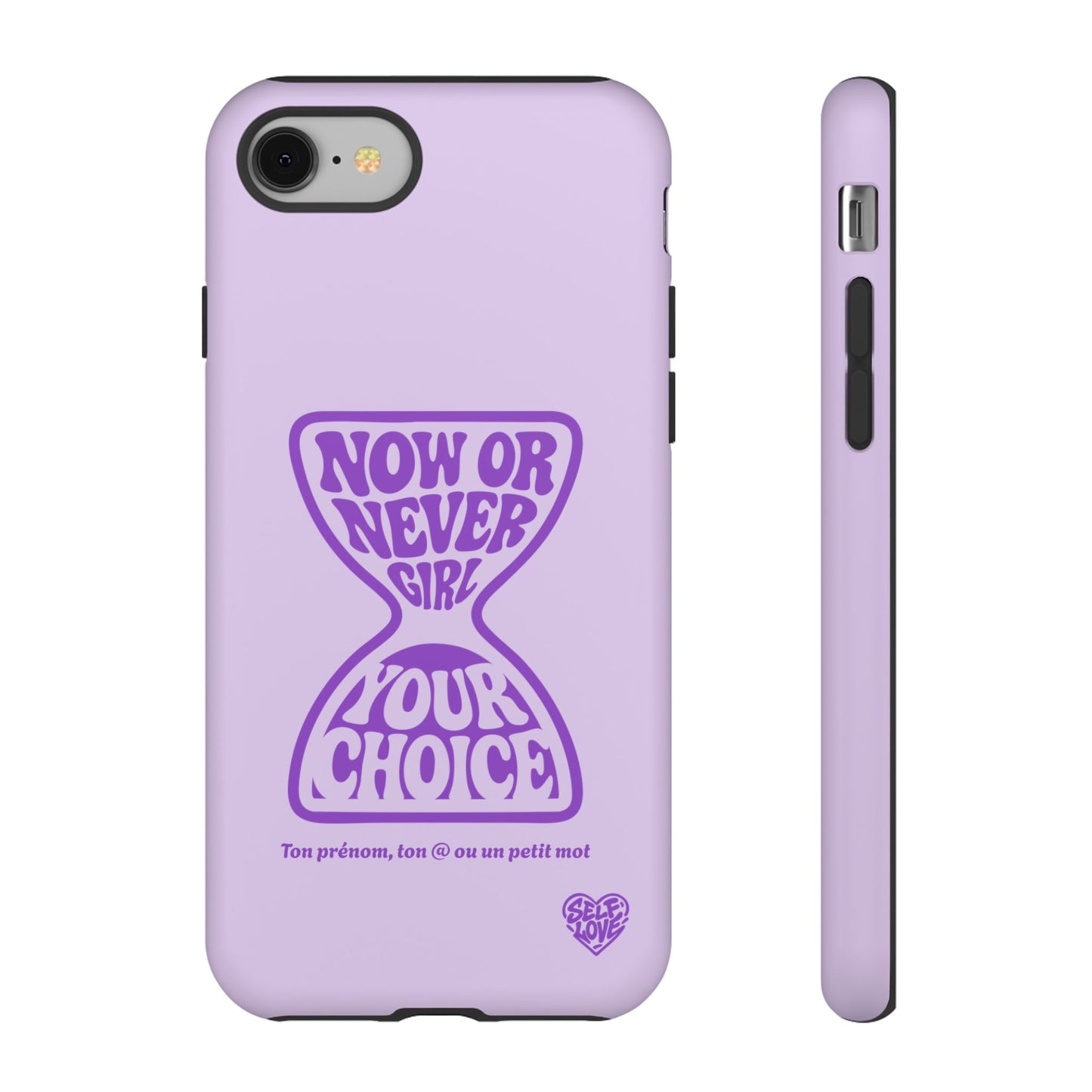 Now Or Never Girl - Coque iPhone (violet)