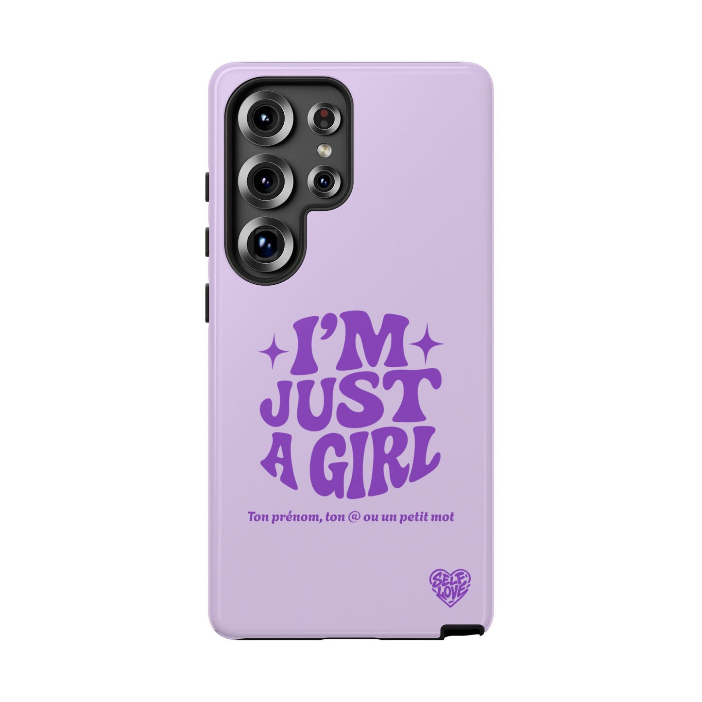 Im Just A Girl - Coque Samsung (violet)