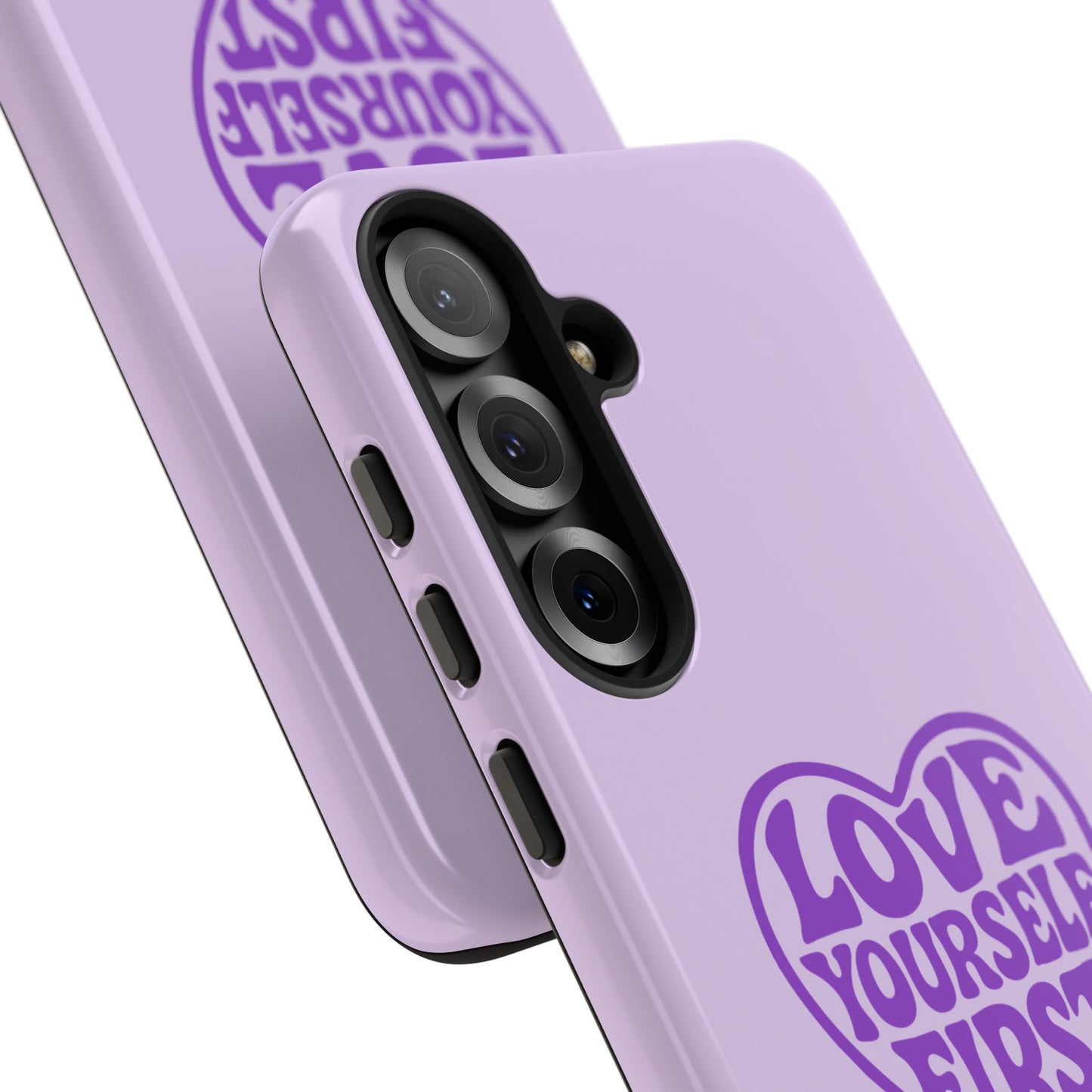 Love Yourself First - Coque Samsung (violet)