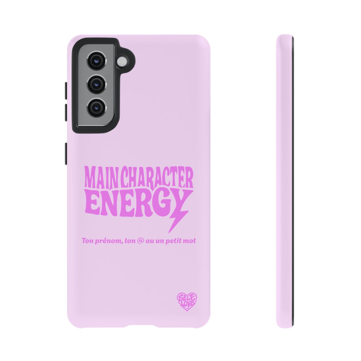 Main Character Energy - Coque Samsung (rose)