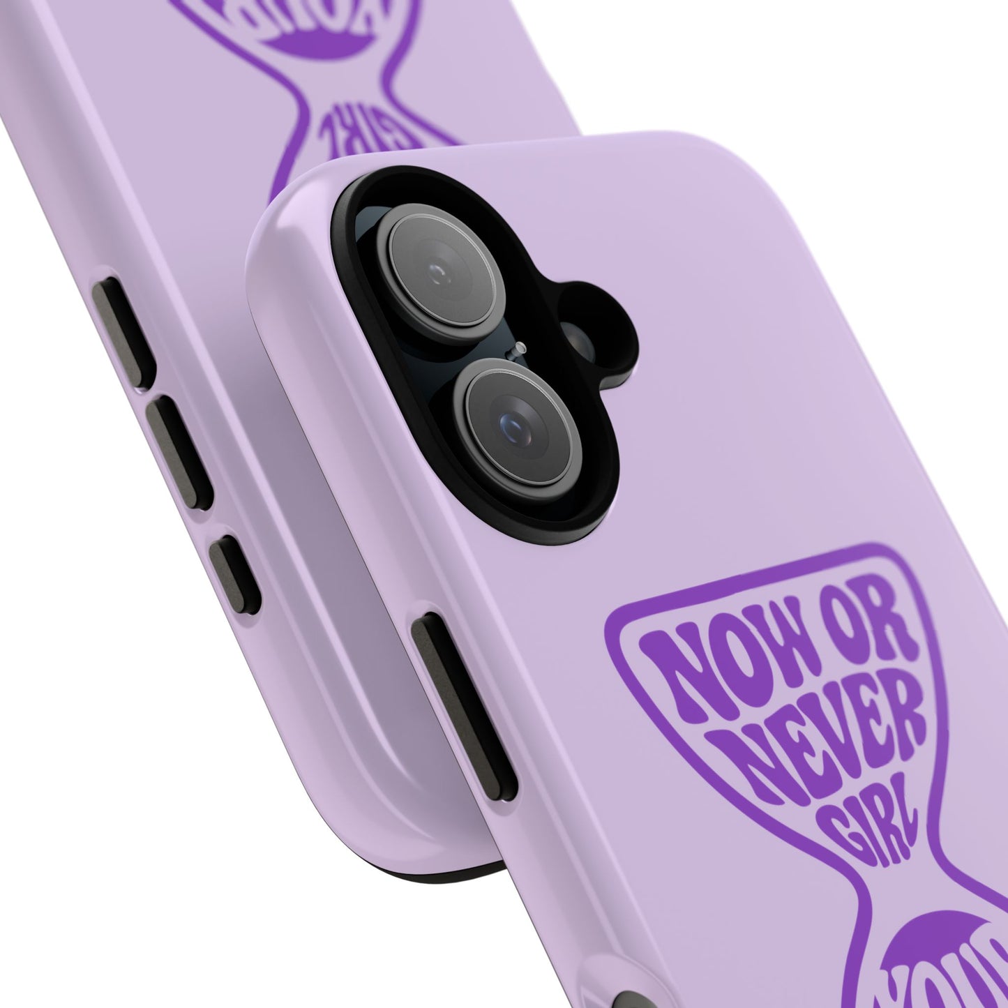 Now Or Never Girl - Coque iPhone (violet)
