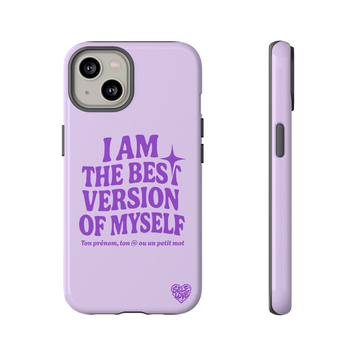 I Am The Best Version Of Myself - Coque iPhone (violet)
