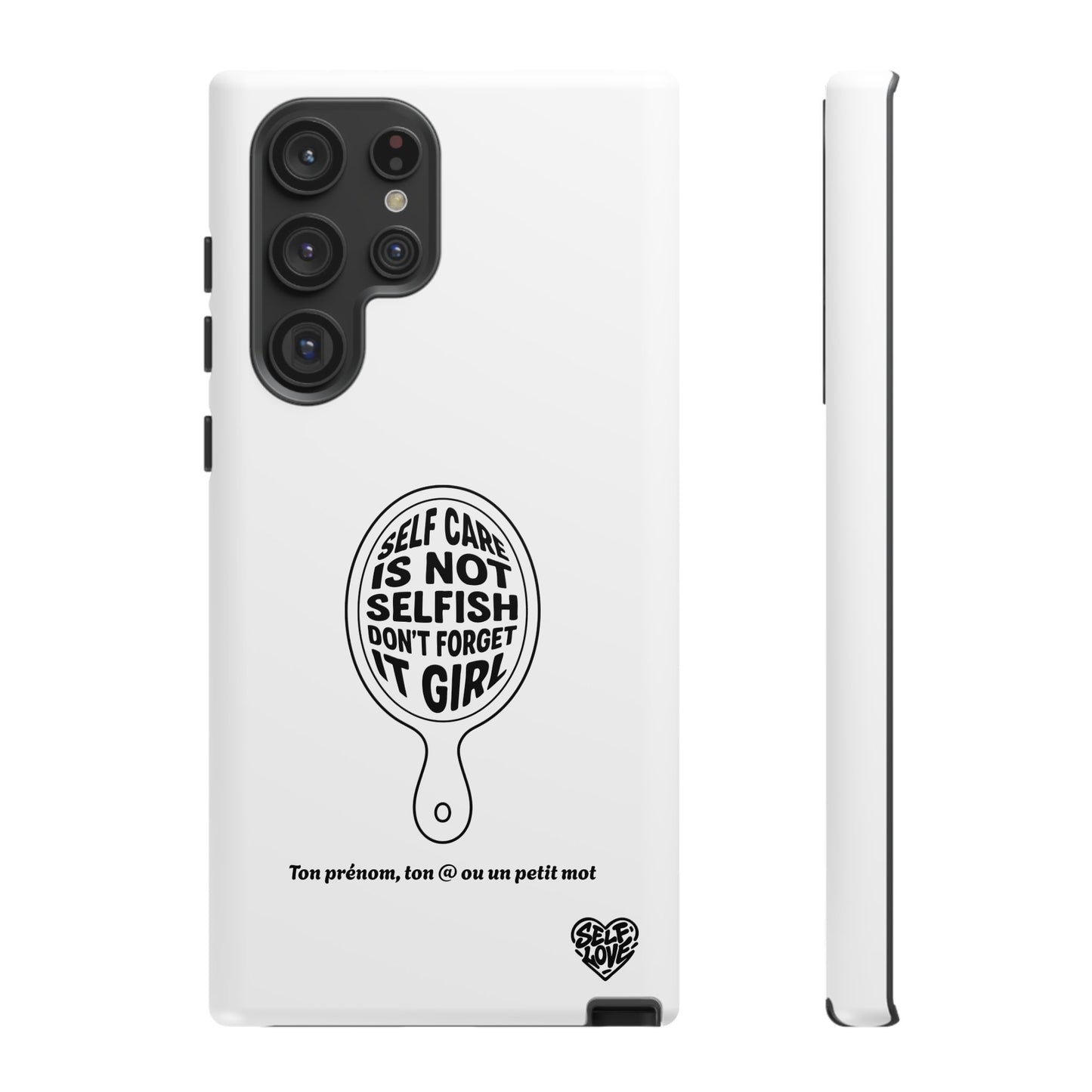 Self Care - Coque Samsung (blanc)