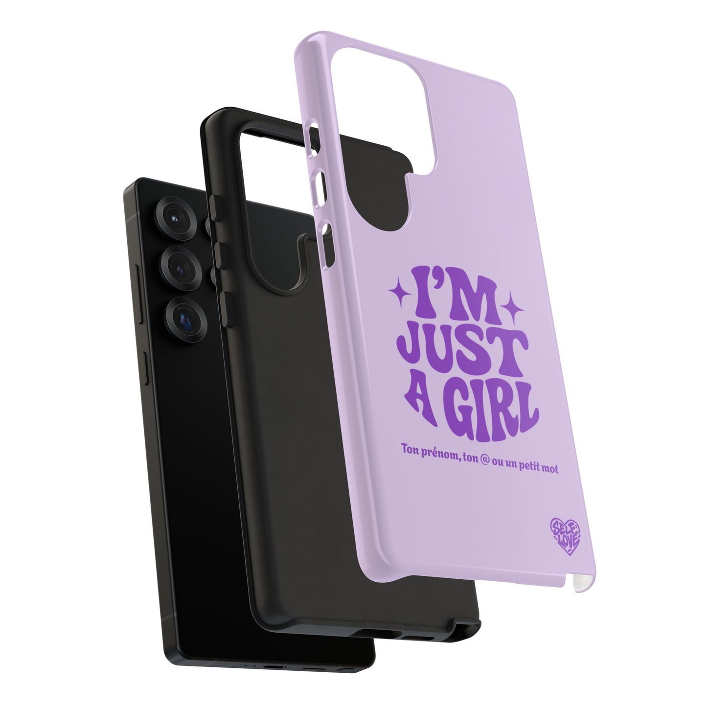 Im Just A Girl - Coque Samsung (violet)