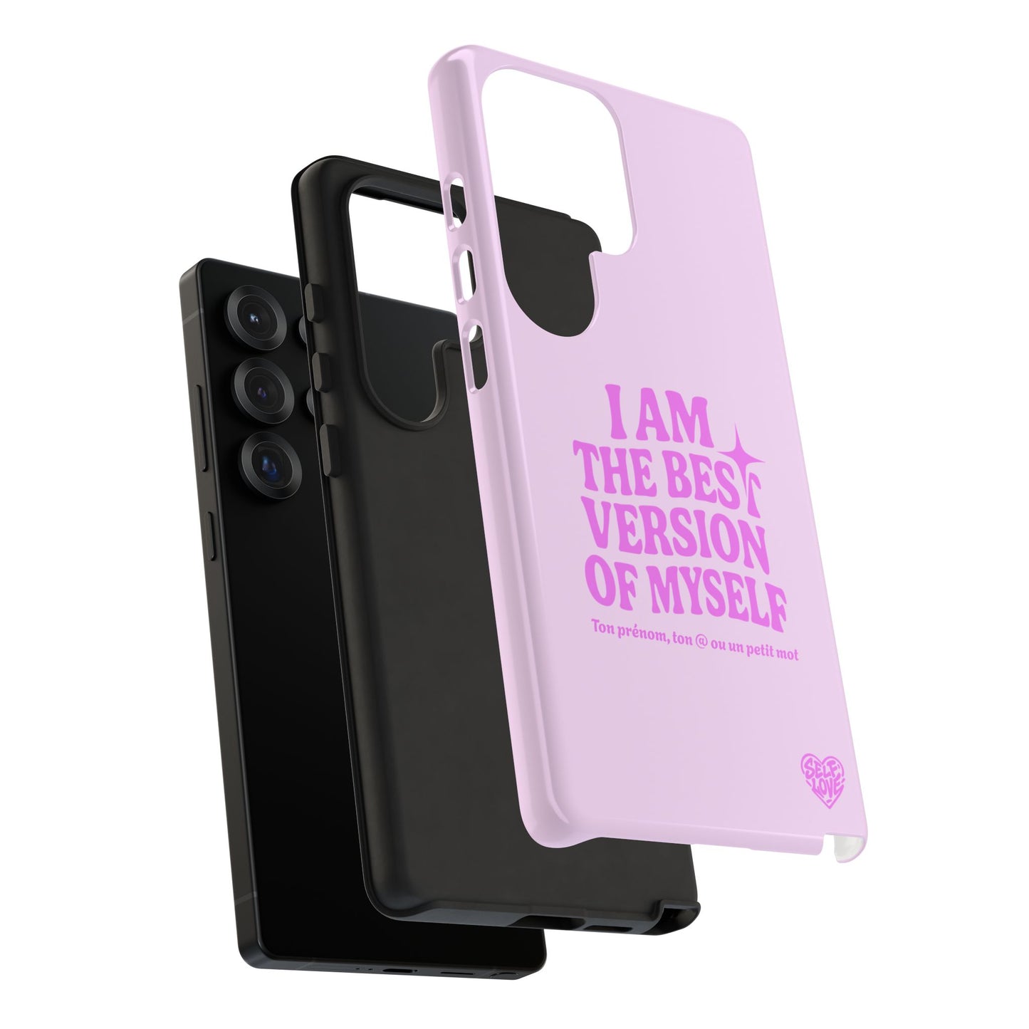 I Am The Best Version Of Myself - Coque Samsung (rose)