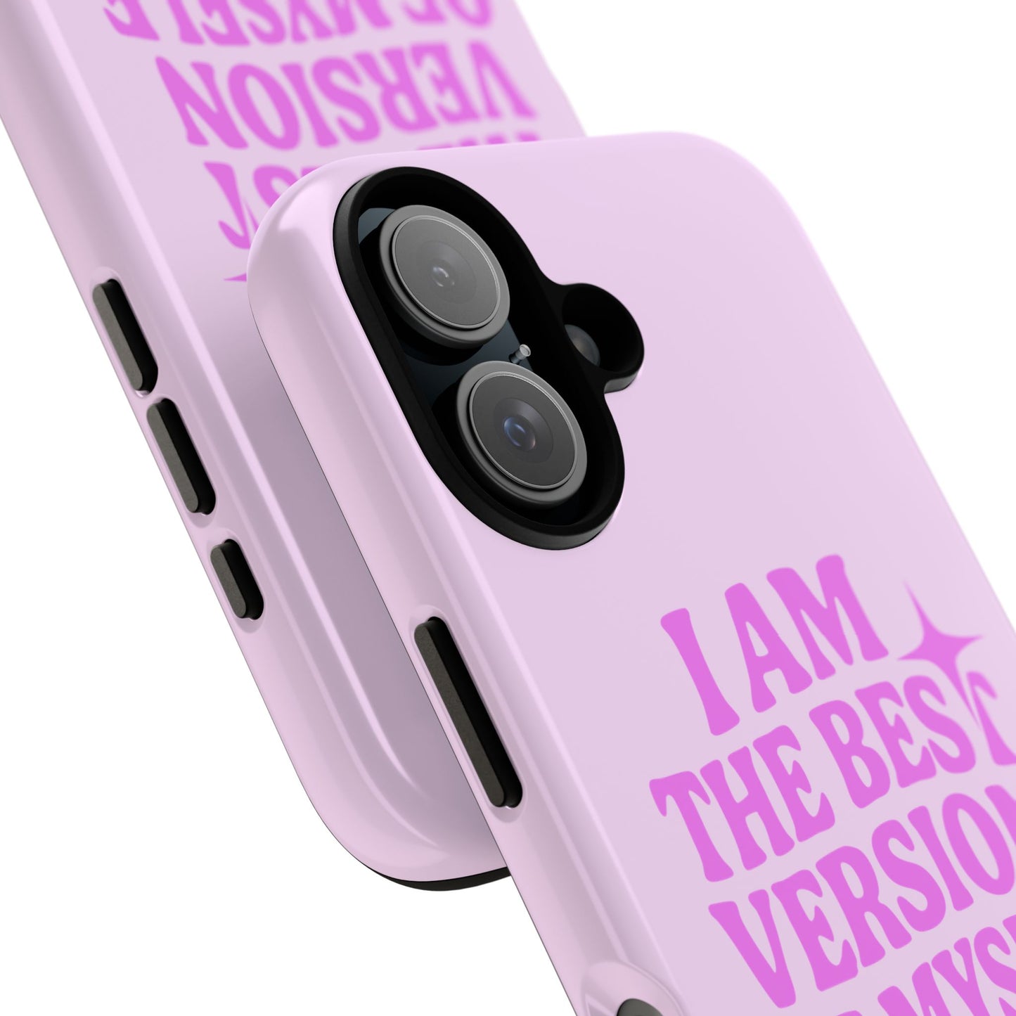 I Am The Best Version Of Myself - Coque iPhone (rose)