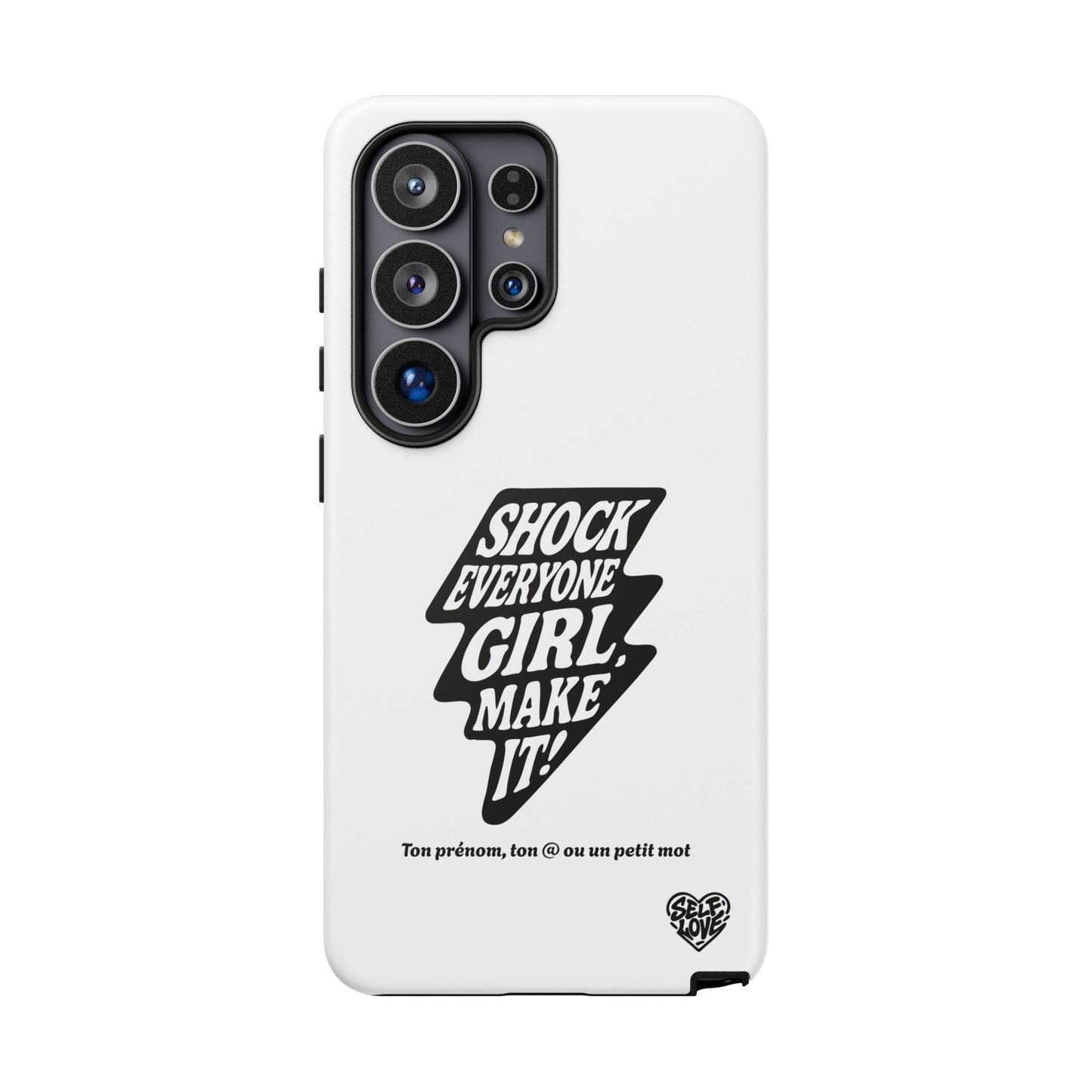Shock Everyone - Coque Samsung (blanc)