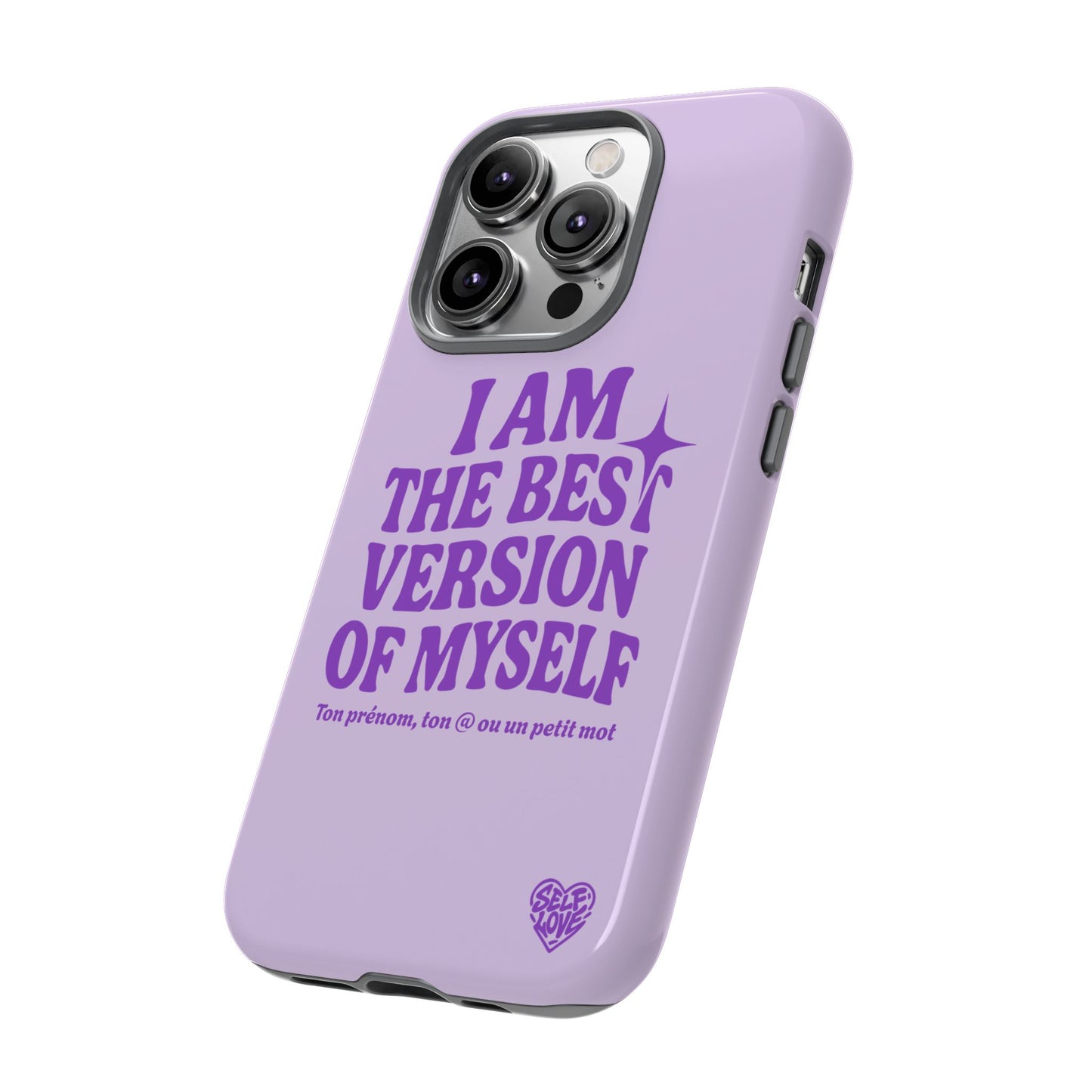 I Am The Best Version Of Myself - Coque iPhone (violet)