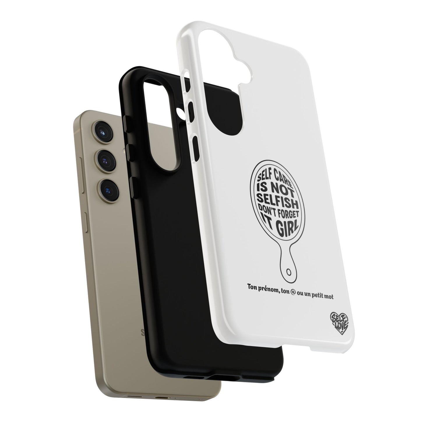 Self Care - Coque Samsung (blanc)