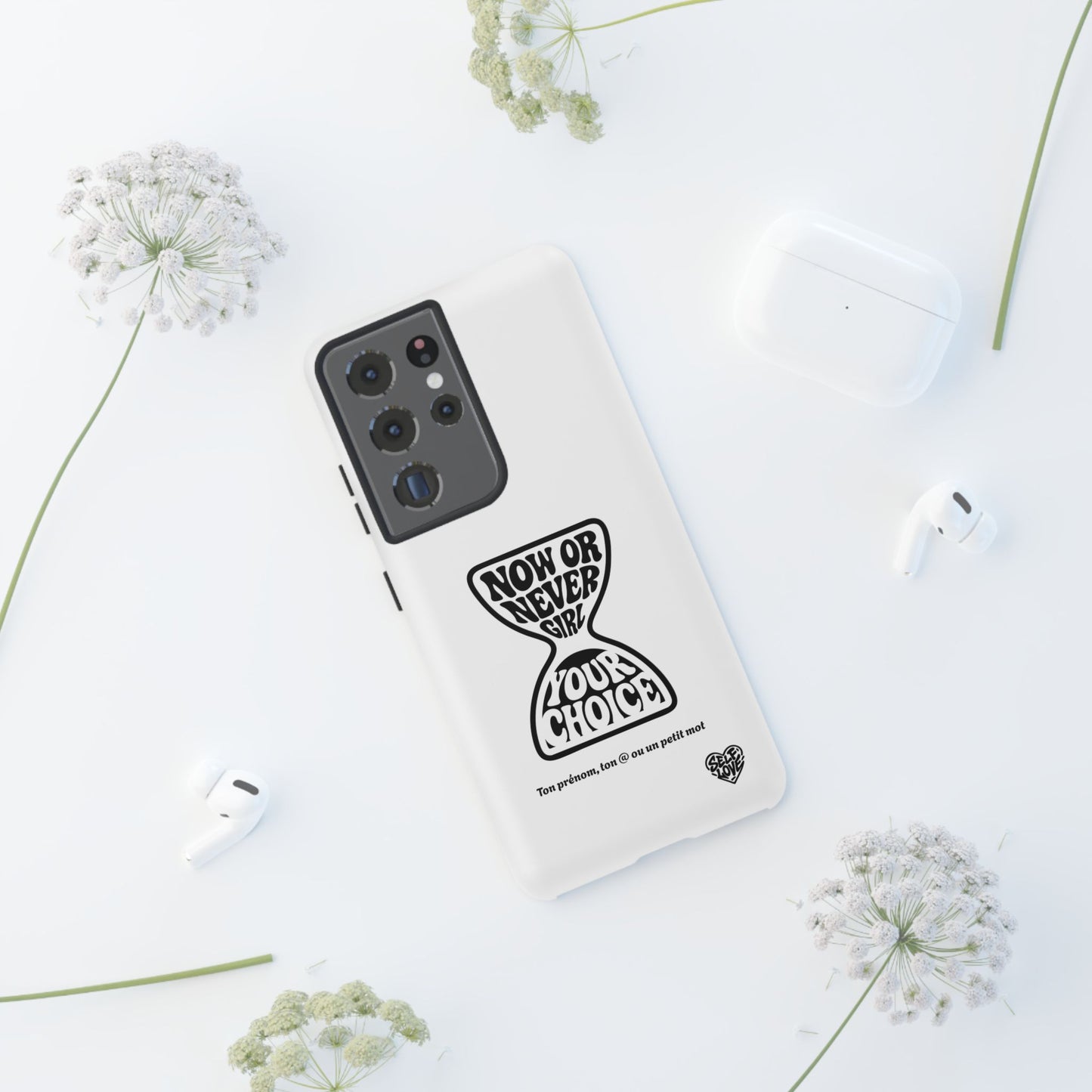 Now Or Never Girl - Coque Samsung (blanc)