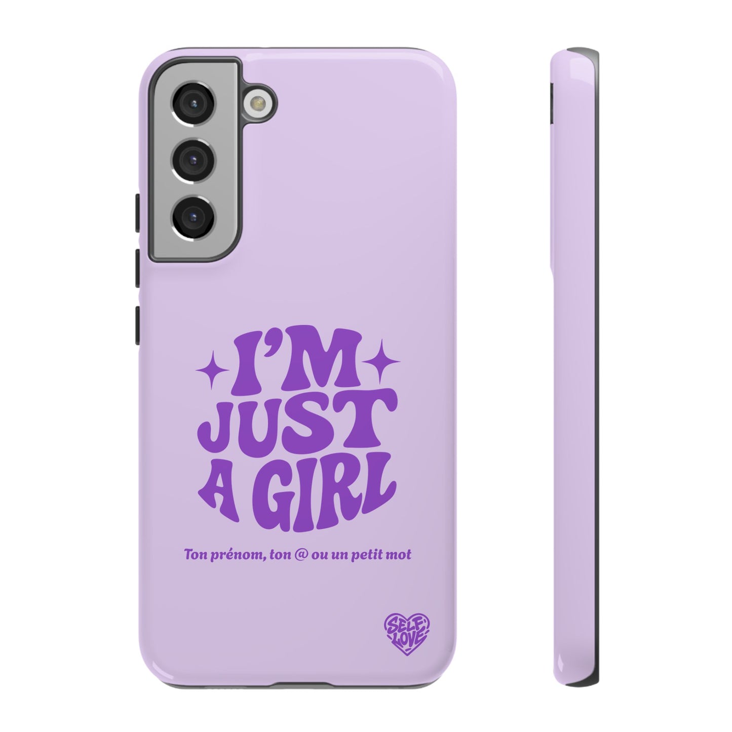 Im Just A Girl - Coque Samsung (violet)