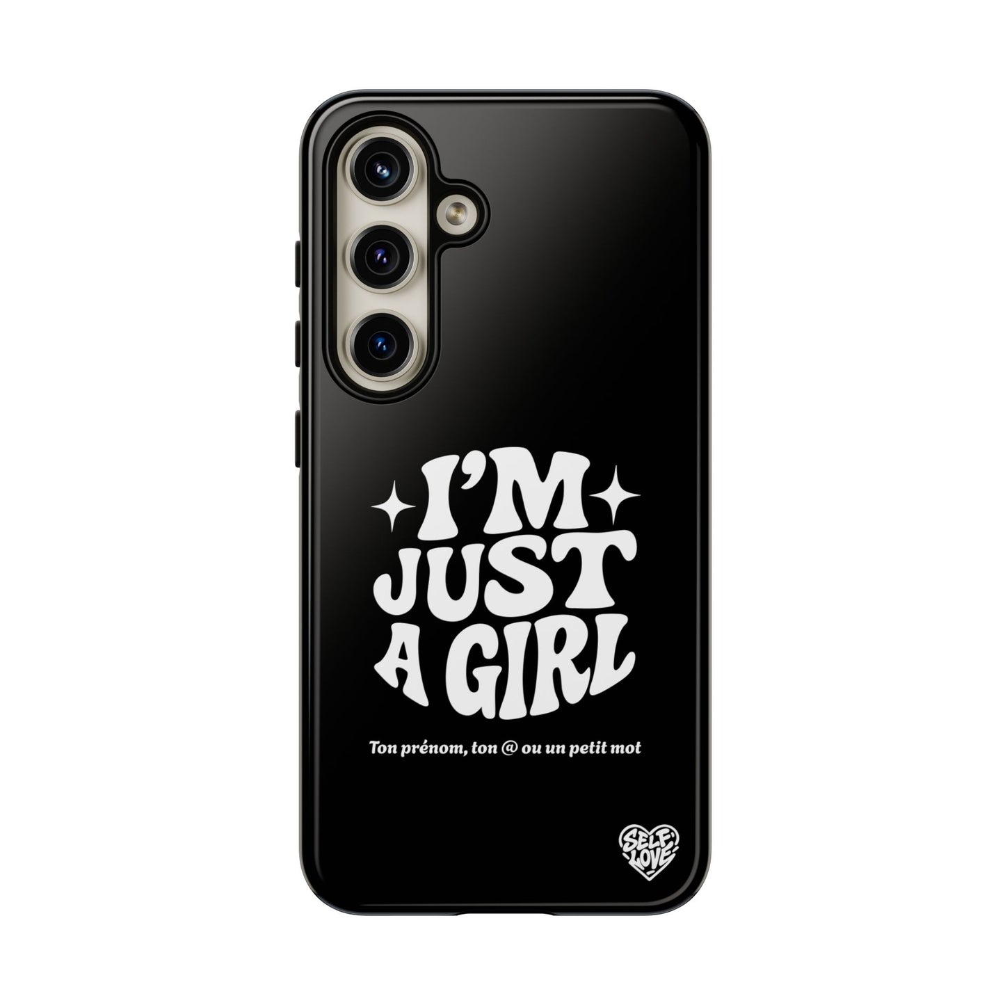 Im Just A Girl - Coque Samsung (noir)