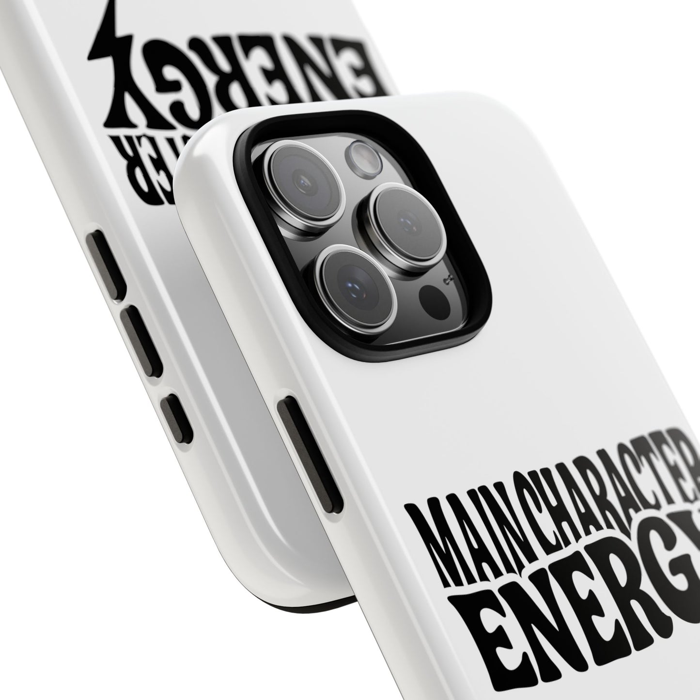 Main Character Energy - Coque iPhone (blanc)