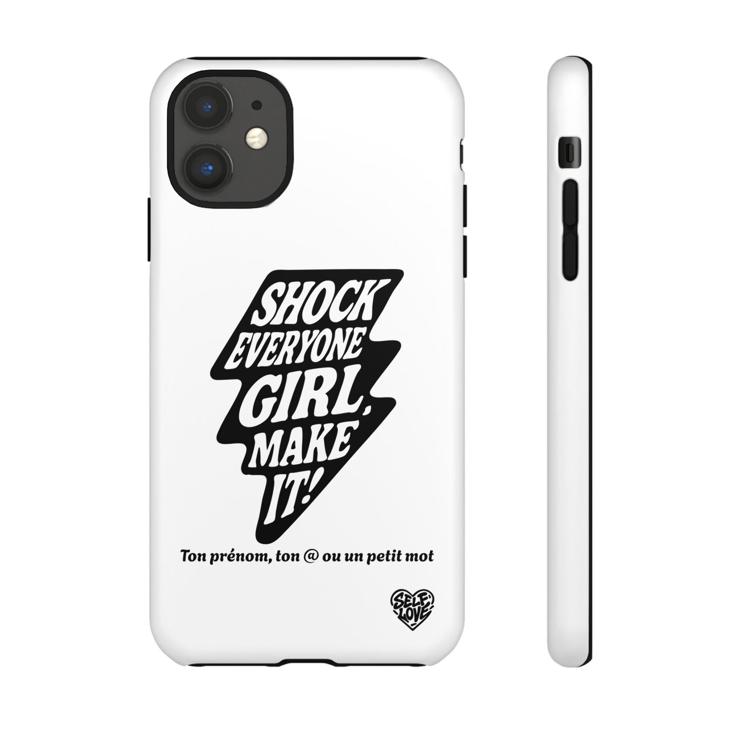 Shock Everyone - Coque iPhone (blanc)