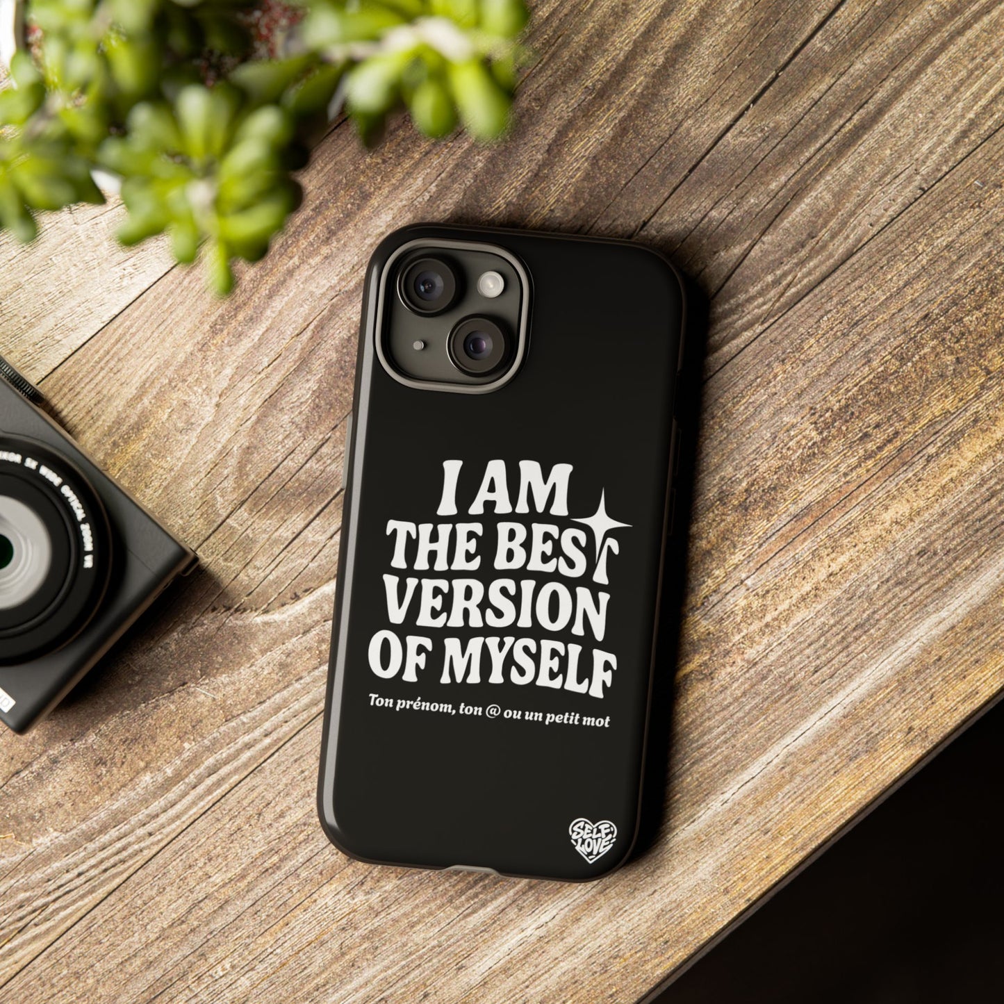 I Am The Best Version Of Myself - Coque iPhone (noir)