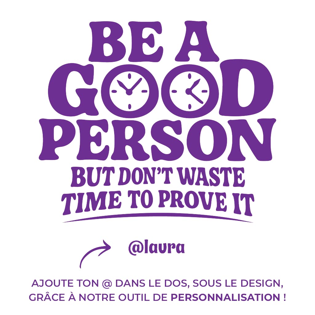 Be A Good Person - Gourde (violet)