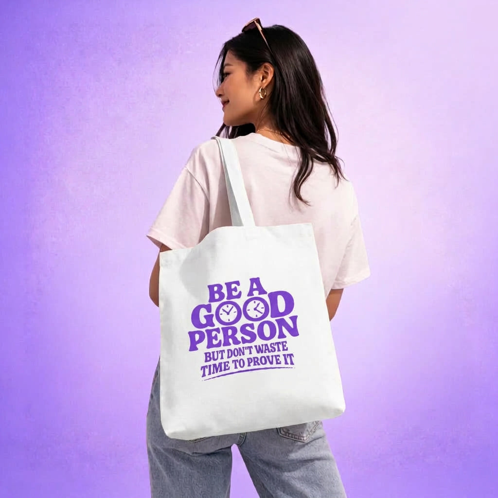 Be A Good Person - Tote bag (violet)