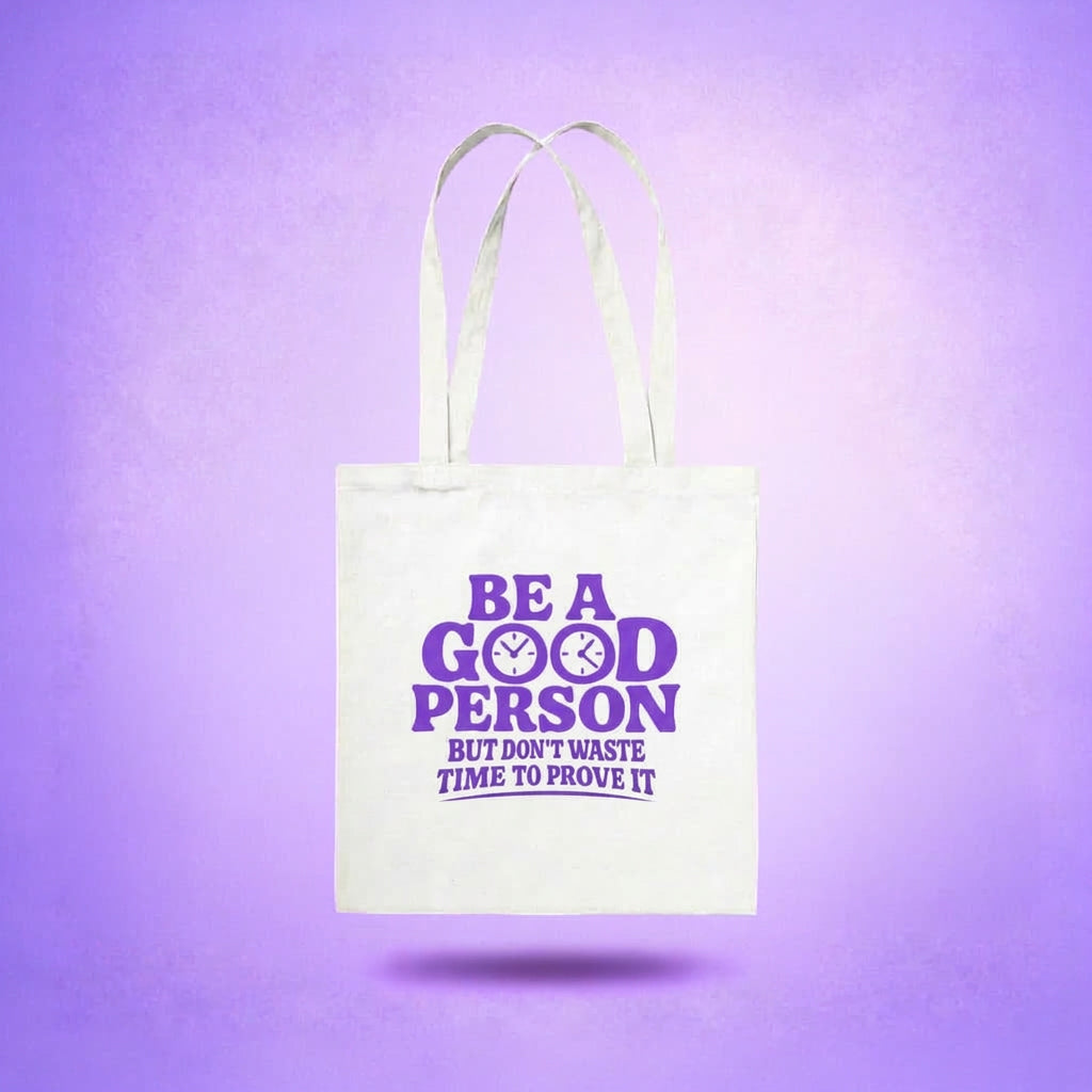 Be A Good Person - Tote bag (violet)