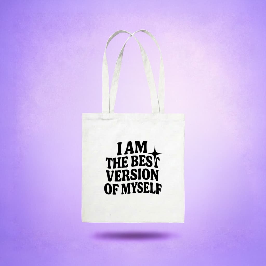 I Am The Best Version Of Myself - Tote bag (noir)
