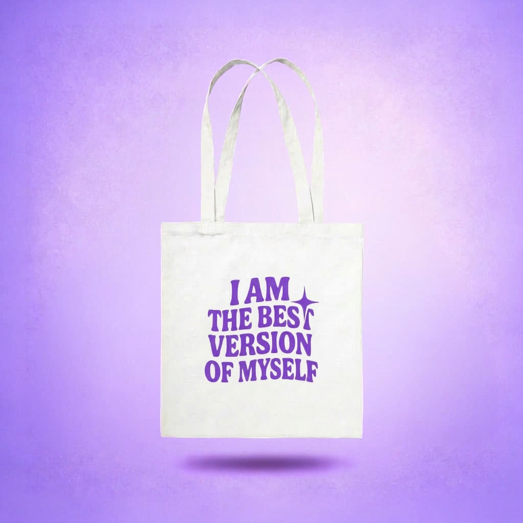 I Am The Best Version Of Myself - Tote bag (violet)
