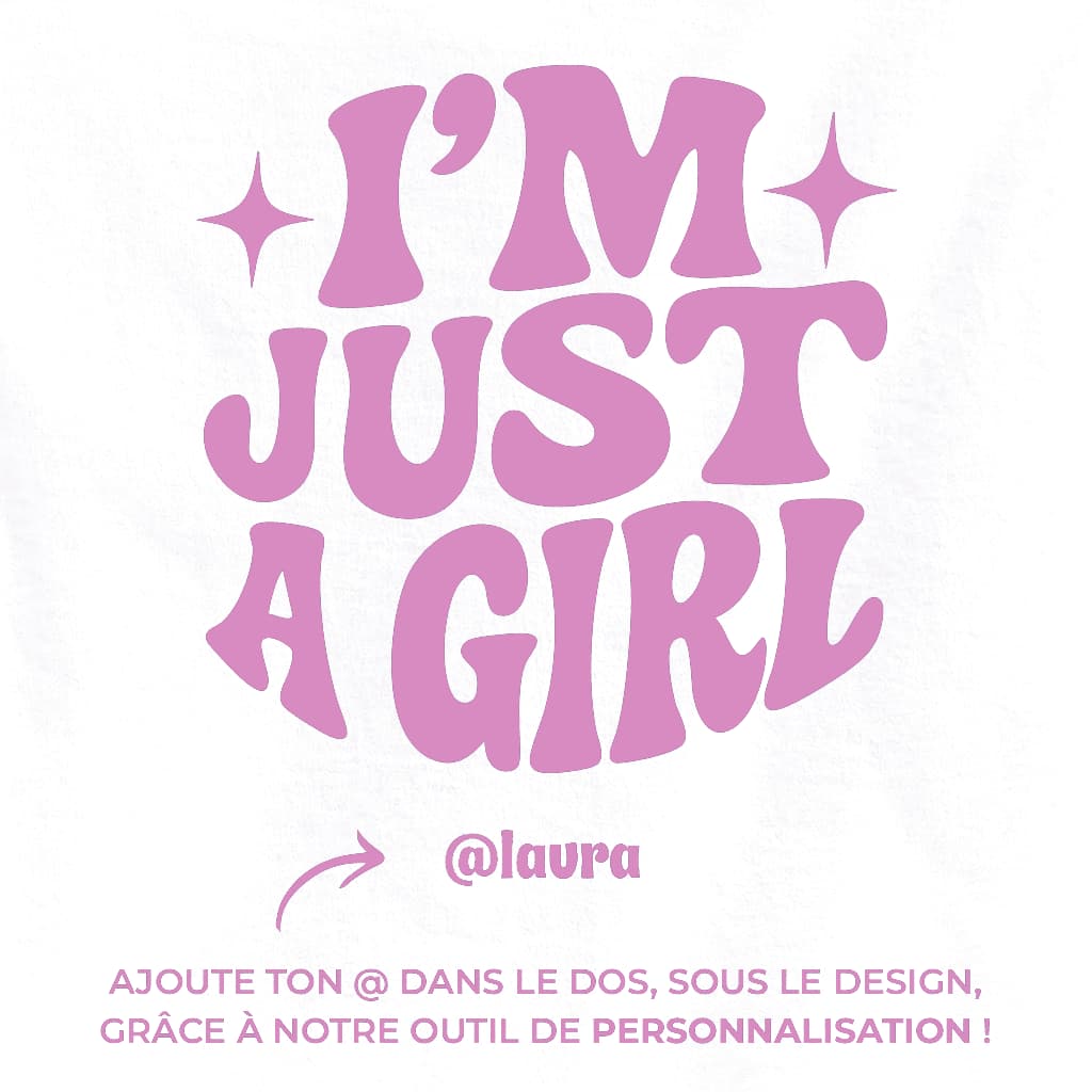 Im Just A Girl - Gourde (rose)