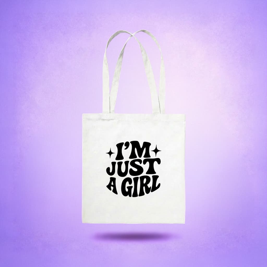 Im Just A Girl - Tote bag (noir)