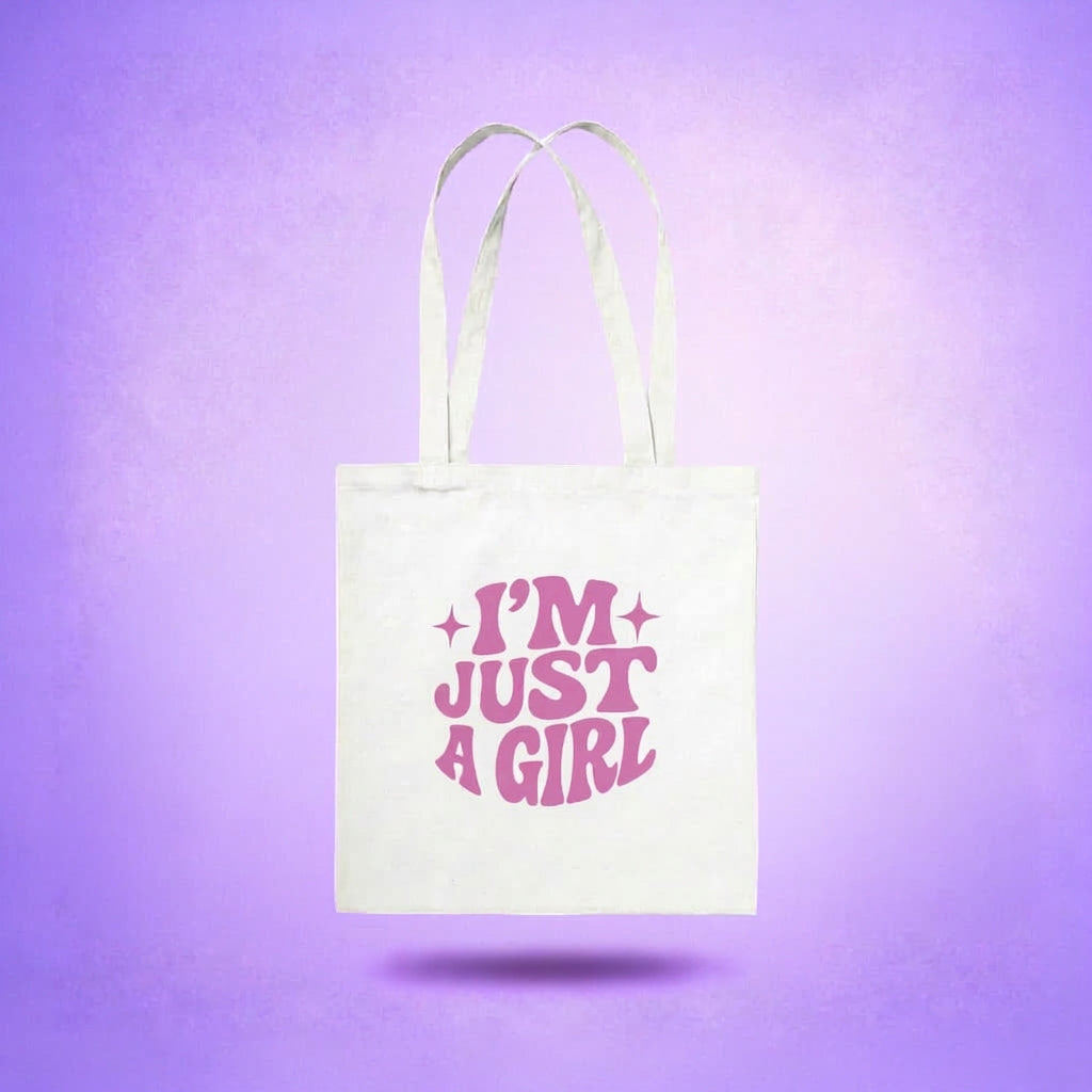 Im Just A Girl - Tote bag (rose)