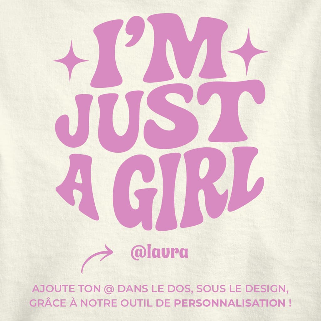 Im Just A Girl - Tote bag (rose)