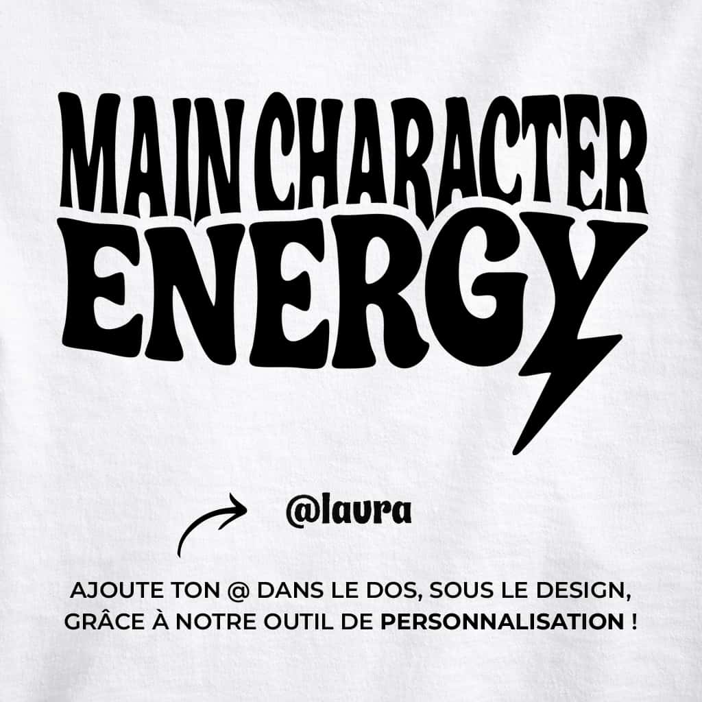Main Character Energy - Tote bag (noir)